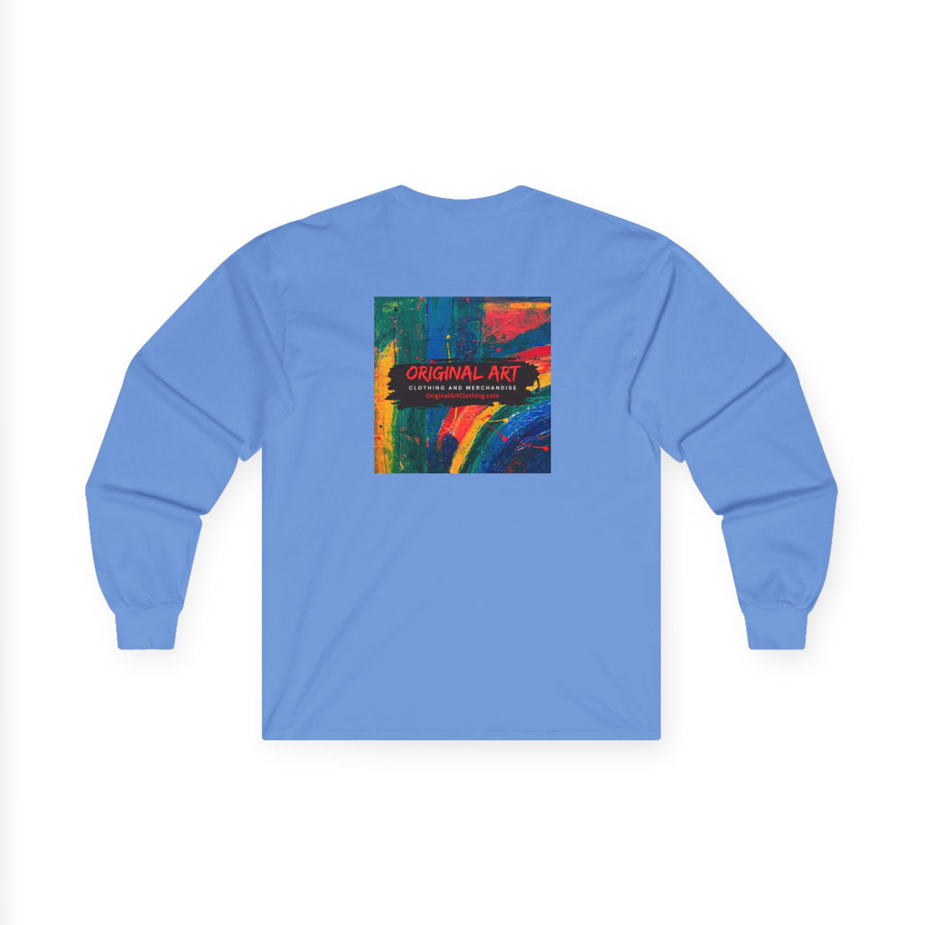 Vibe Long Sleeve Tee, Unisex Cotton Shirt, Casual Wear, Gift for Friends, Everyday Style, Positive Vibes Apparel