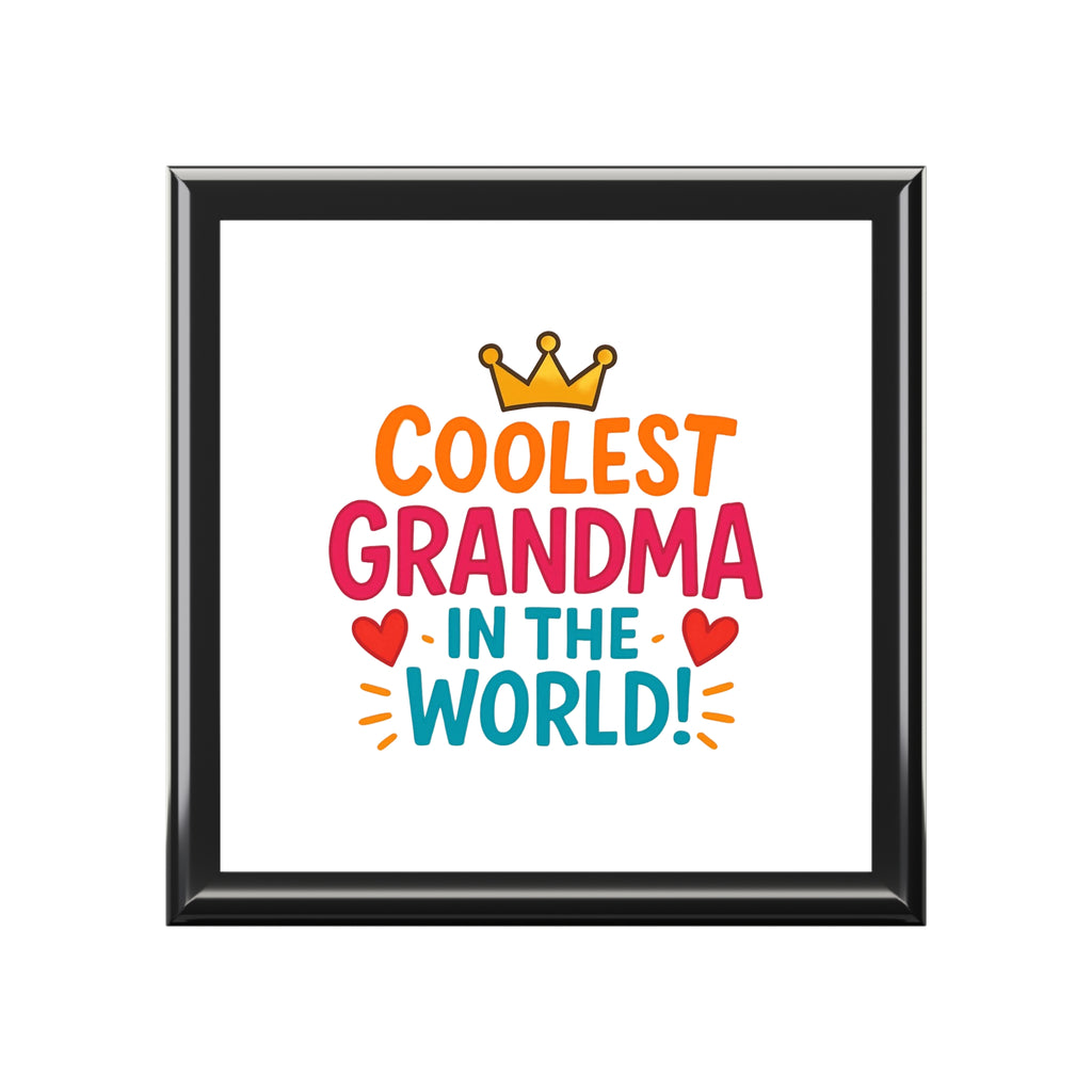 Coolest Grandma in the World Jewelry Box