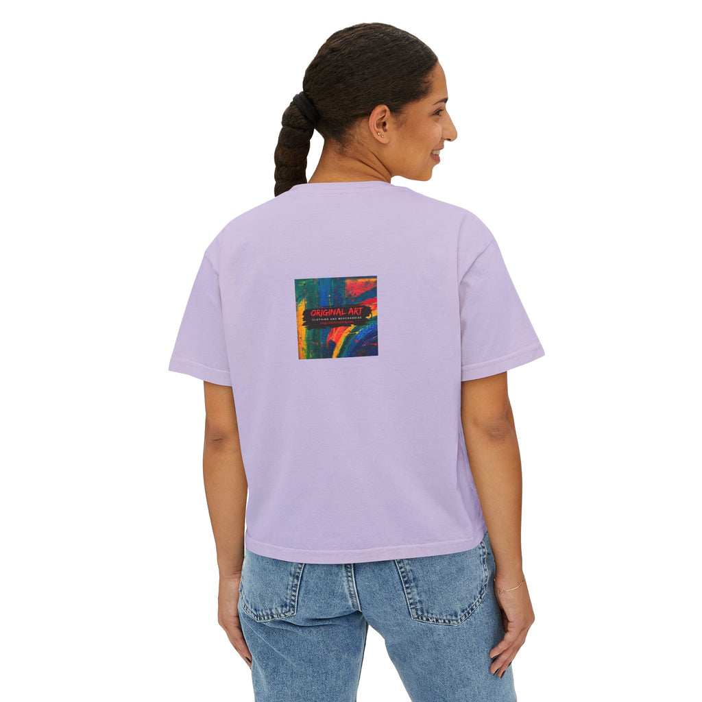 Nurses Superheroes Tee — "Nurses Super Heroes in Scrubs" Women's Boxy T‑Shirt (Casual Gift for Nurses)