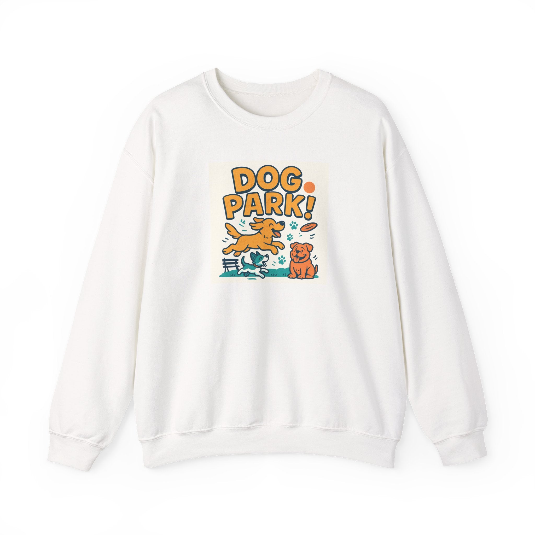 Dog Park Crewneck Sweatshirt - Unisex, Casual Wear, Pet Lover Gift, Outdoor Activities, Cozy Sweatshirt for Dog Owners