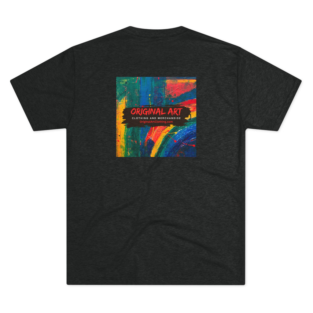 Artistic Apple Graphic Tee — Original Art Square Print