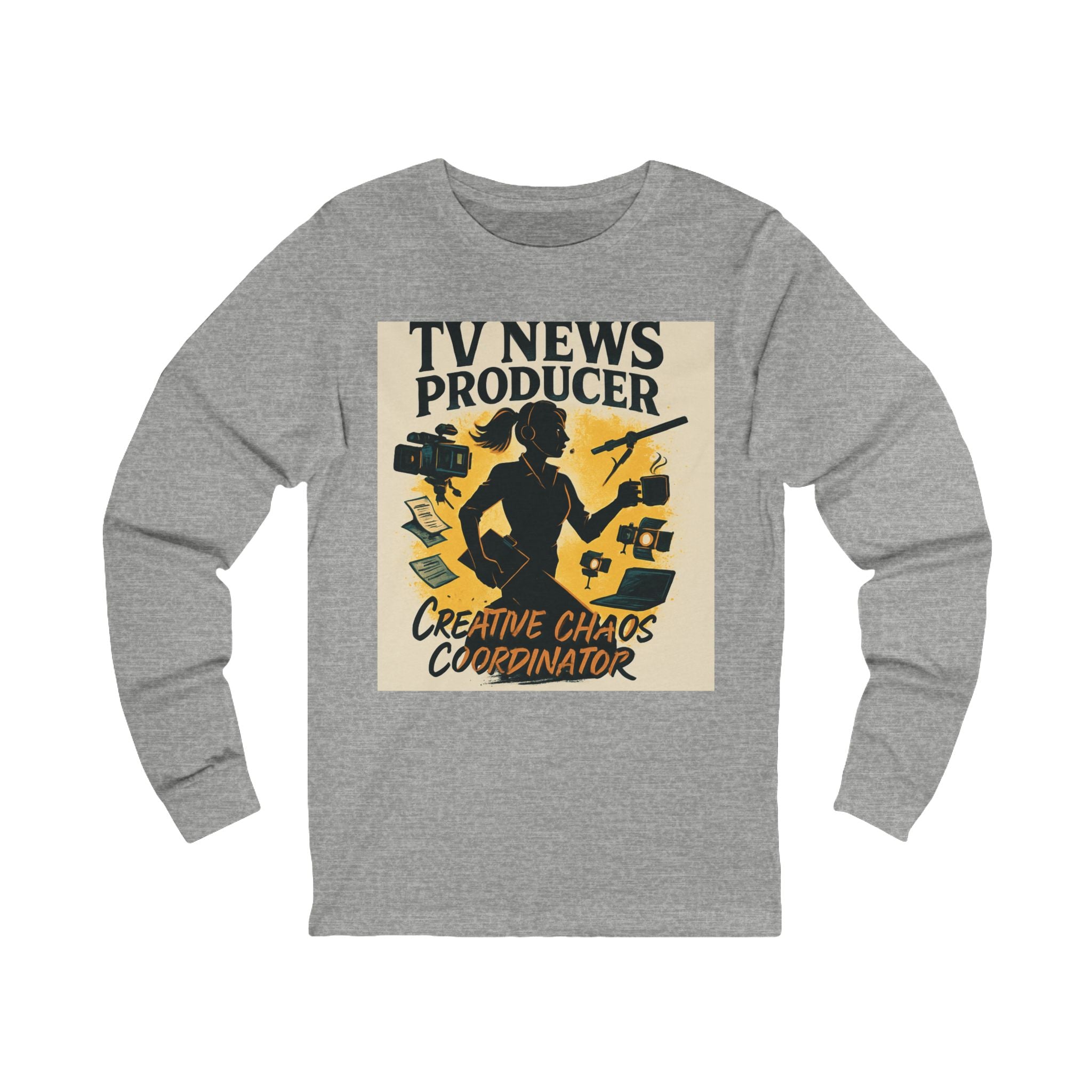TV News Producer Unisex Jersey Long Sleeve Tee