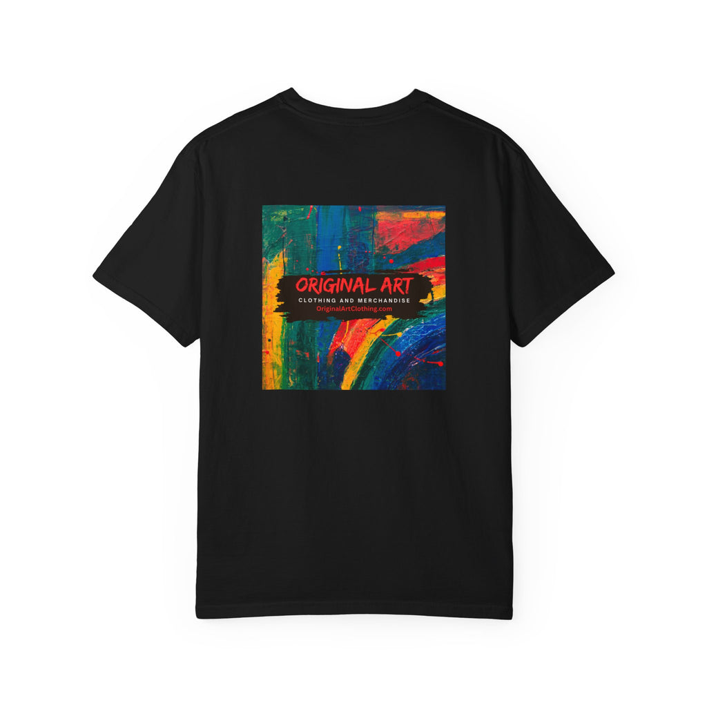 What Up! Tee — Casual Graphic T-Shirt with 'what up!' Front & Original Art Back