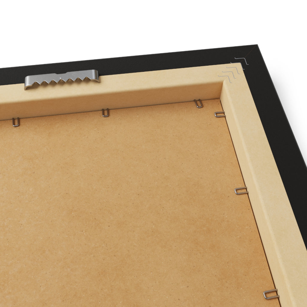 Sunset Over Clouds Framed Horizontal Poster