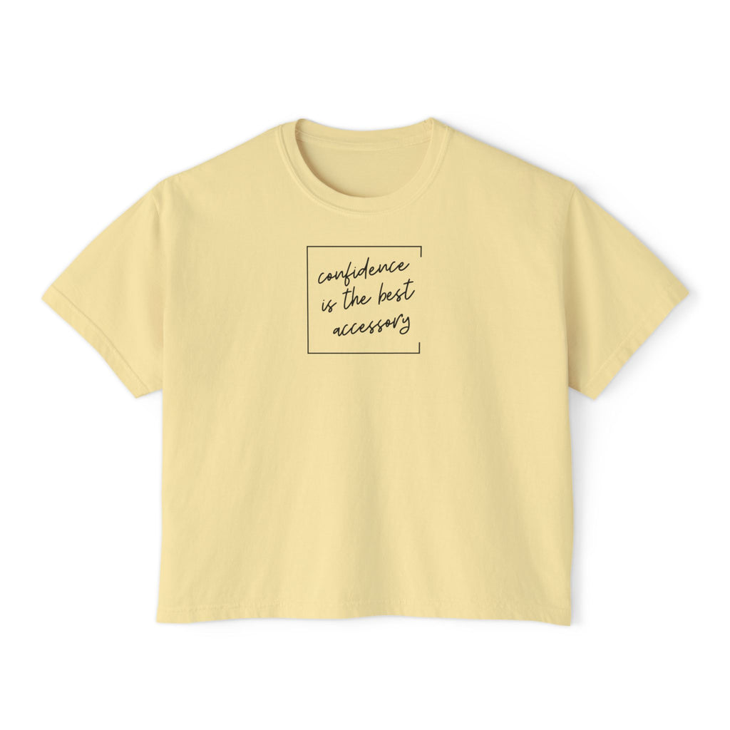Confidence Is the Best Accessory – Women’s Boxy Tee