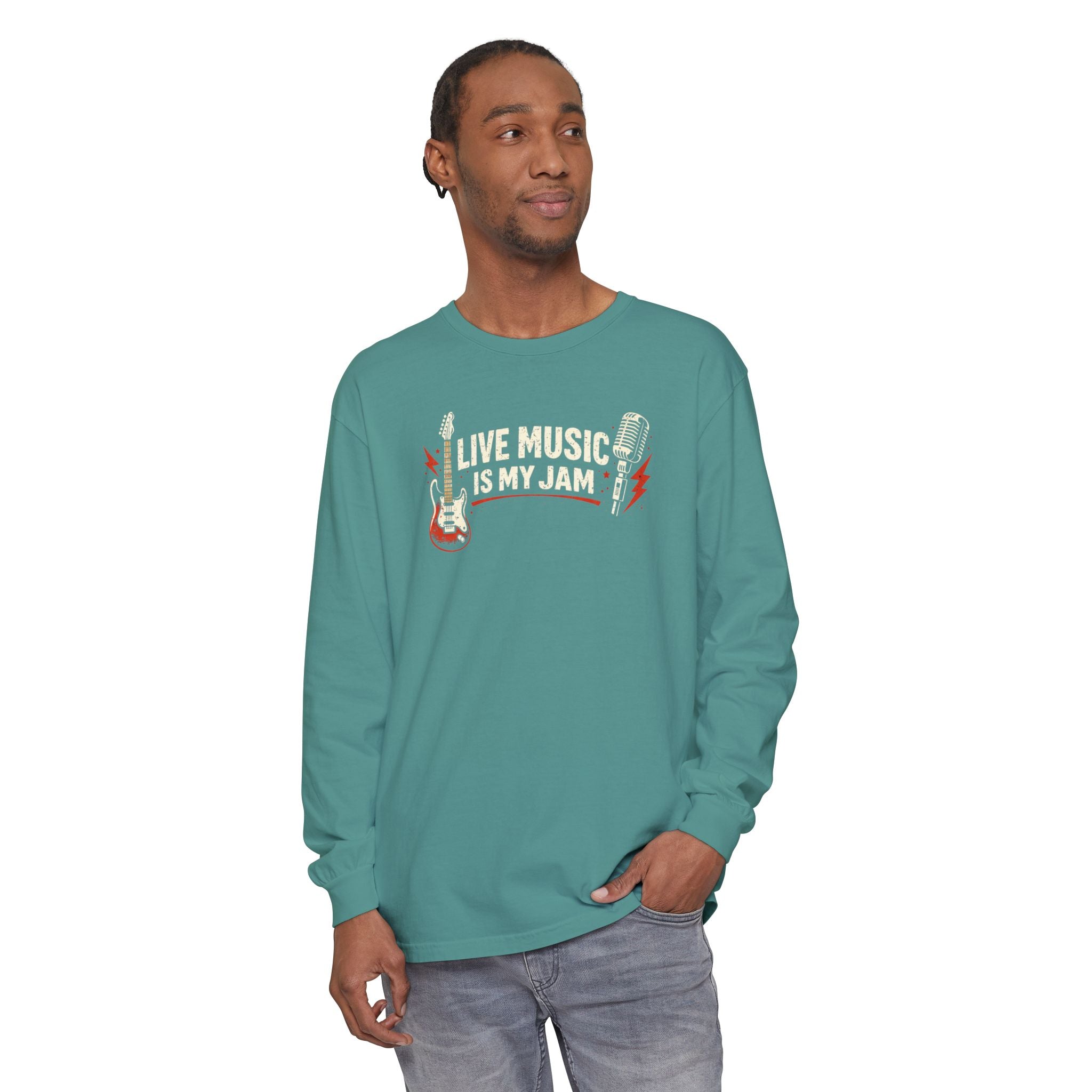 Live Music Is My Jam Long Sleeve Tee
