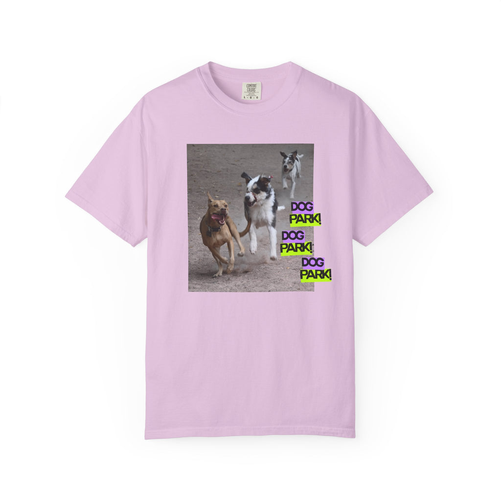 Dog Park Graphic Tee | Fun Pet Lover Shirt, Casual Dog Parent Apparel, Unique Gift for Dog Owners, Animal Lover Fashion