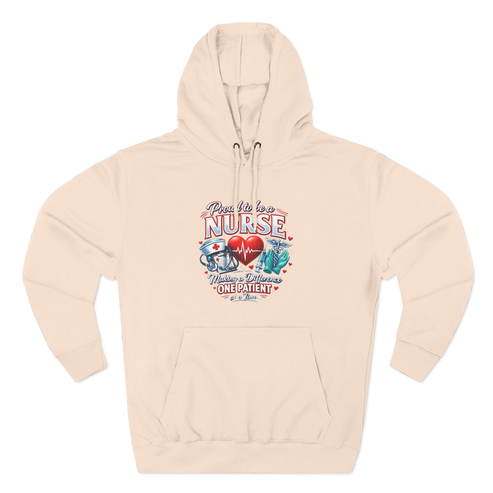 ‘Proud to be a Nurse’ Fleece Pullover Hoodie
