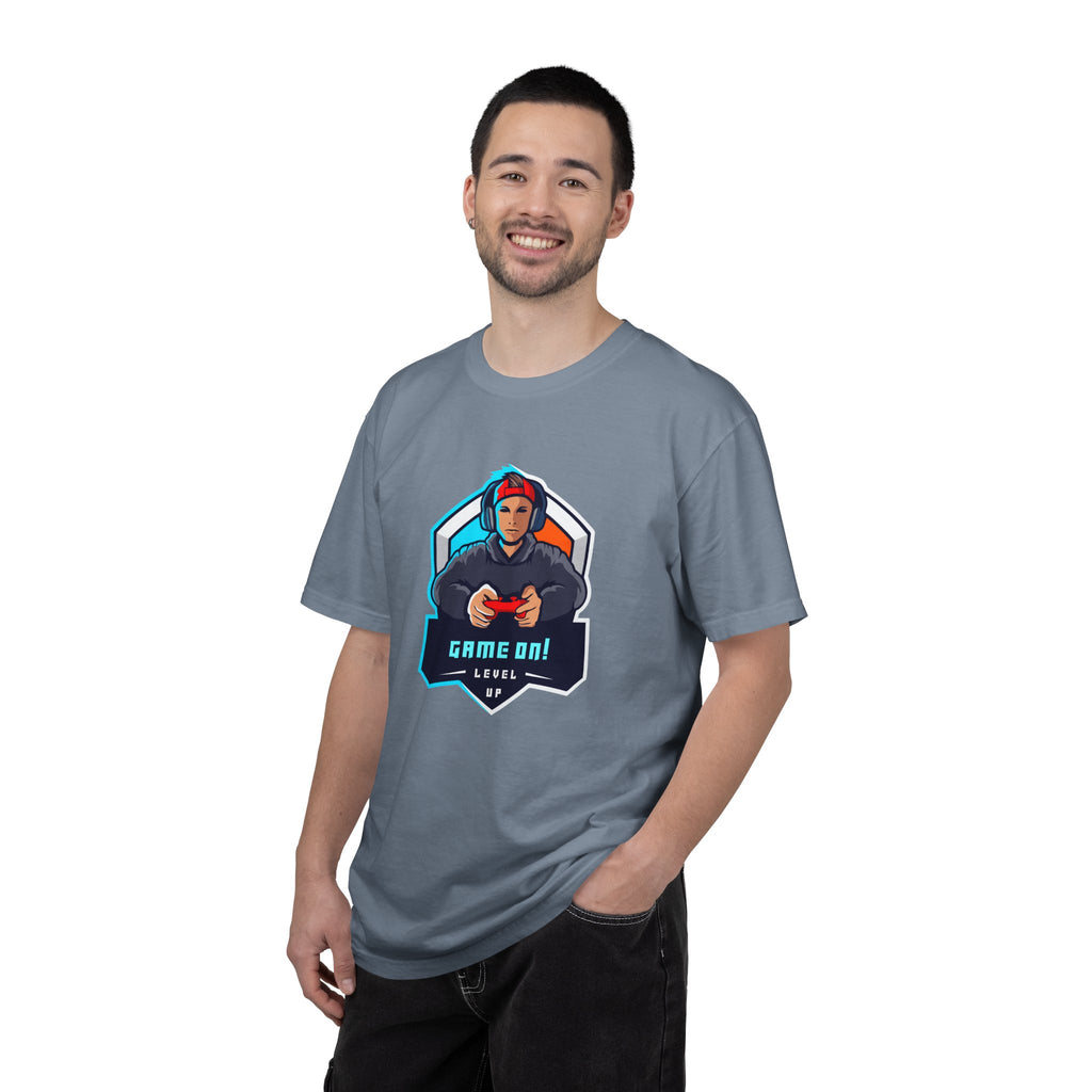 "Game On! Level Up" Graphic Tee Shirt