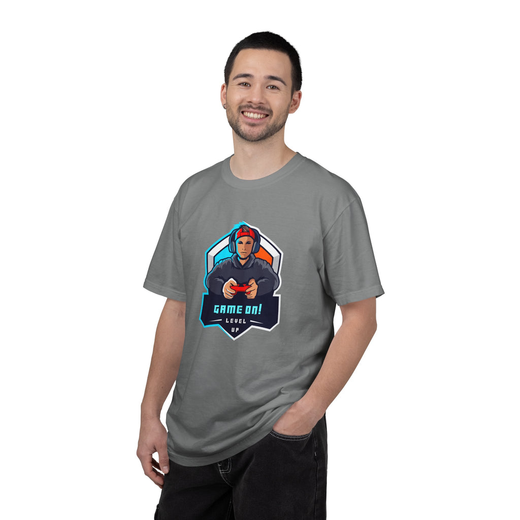 "Game On! Level Up" Graphic Tee Shirt