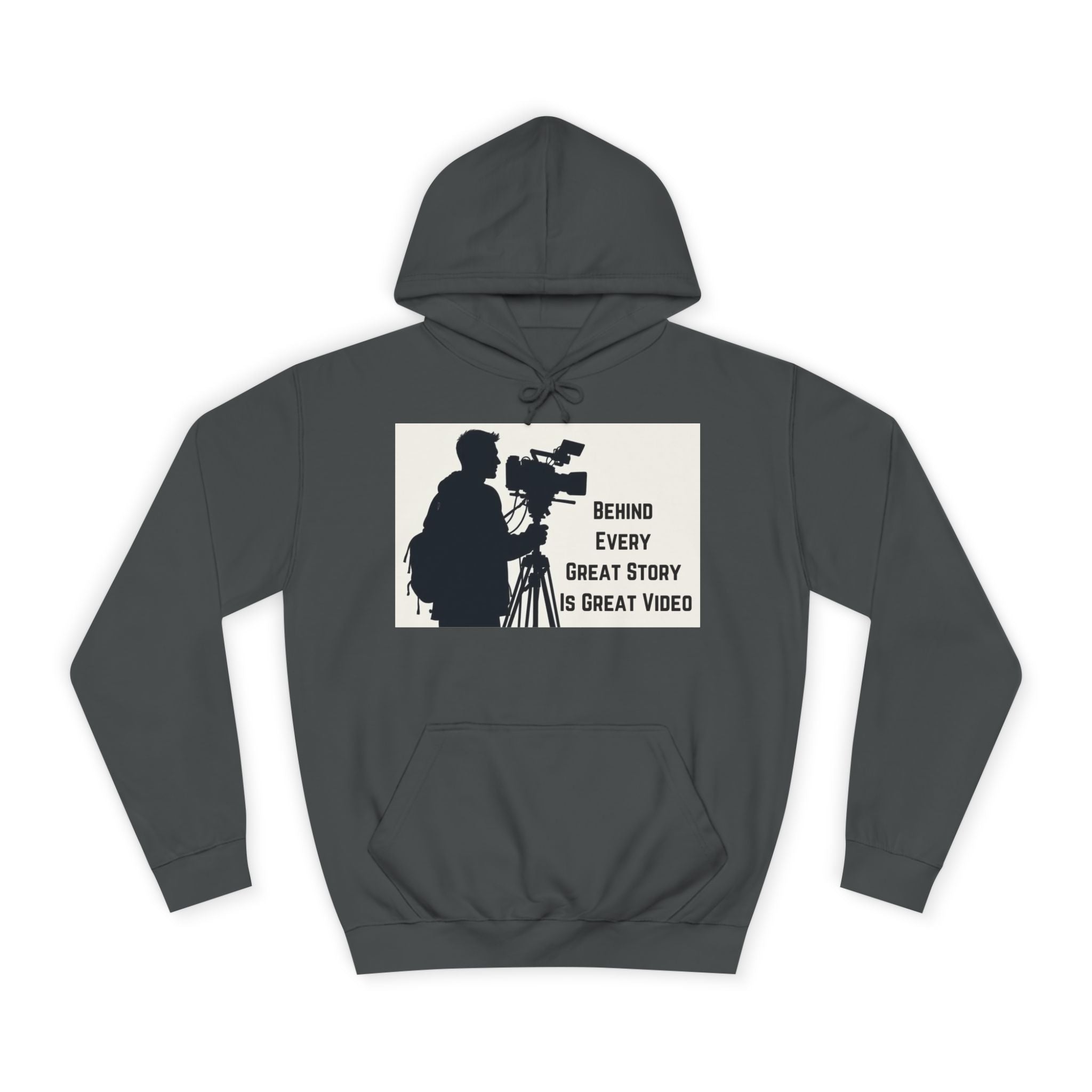 TV News Videographers: Unisex College Hoodie