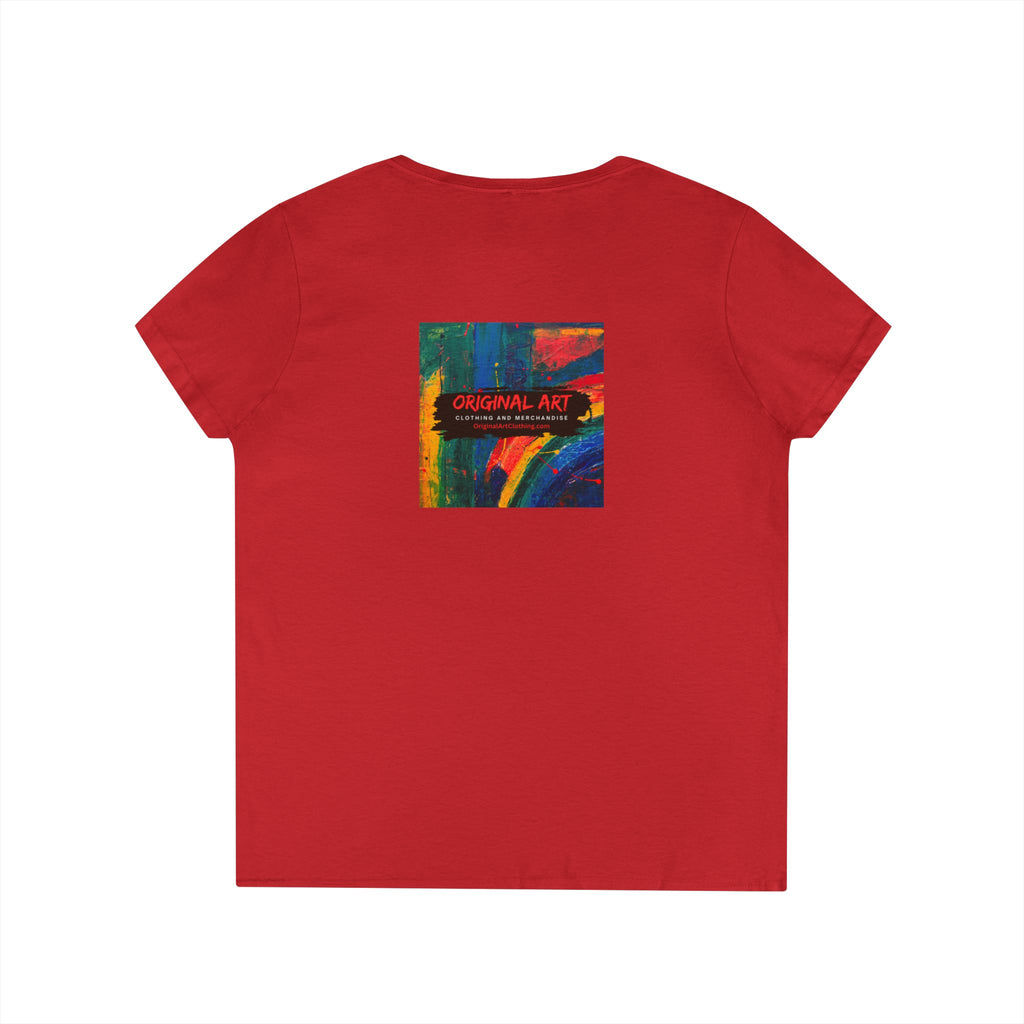 "Behind Every Great Story is Great Video "Camerawoman V-Neck Tee