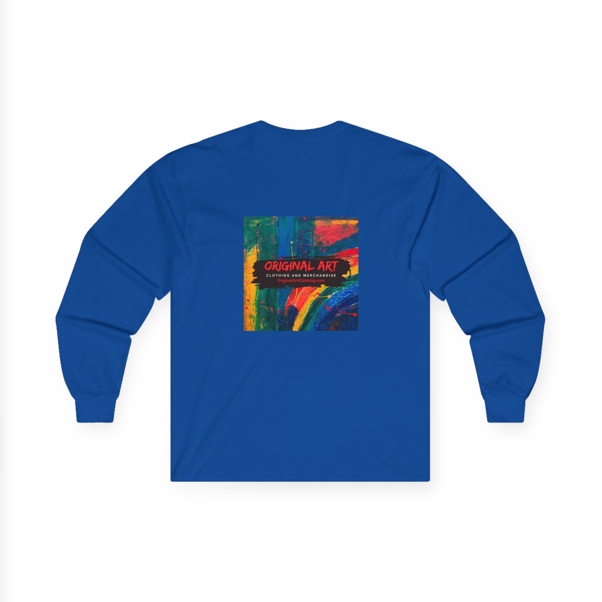 'Deep Thought: Heights Are Afraid of Me' Minimalist Quote Long Sleeve Tee