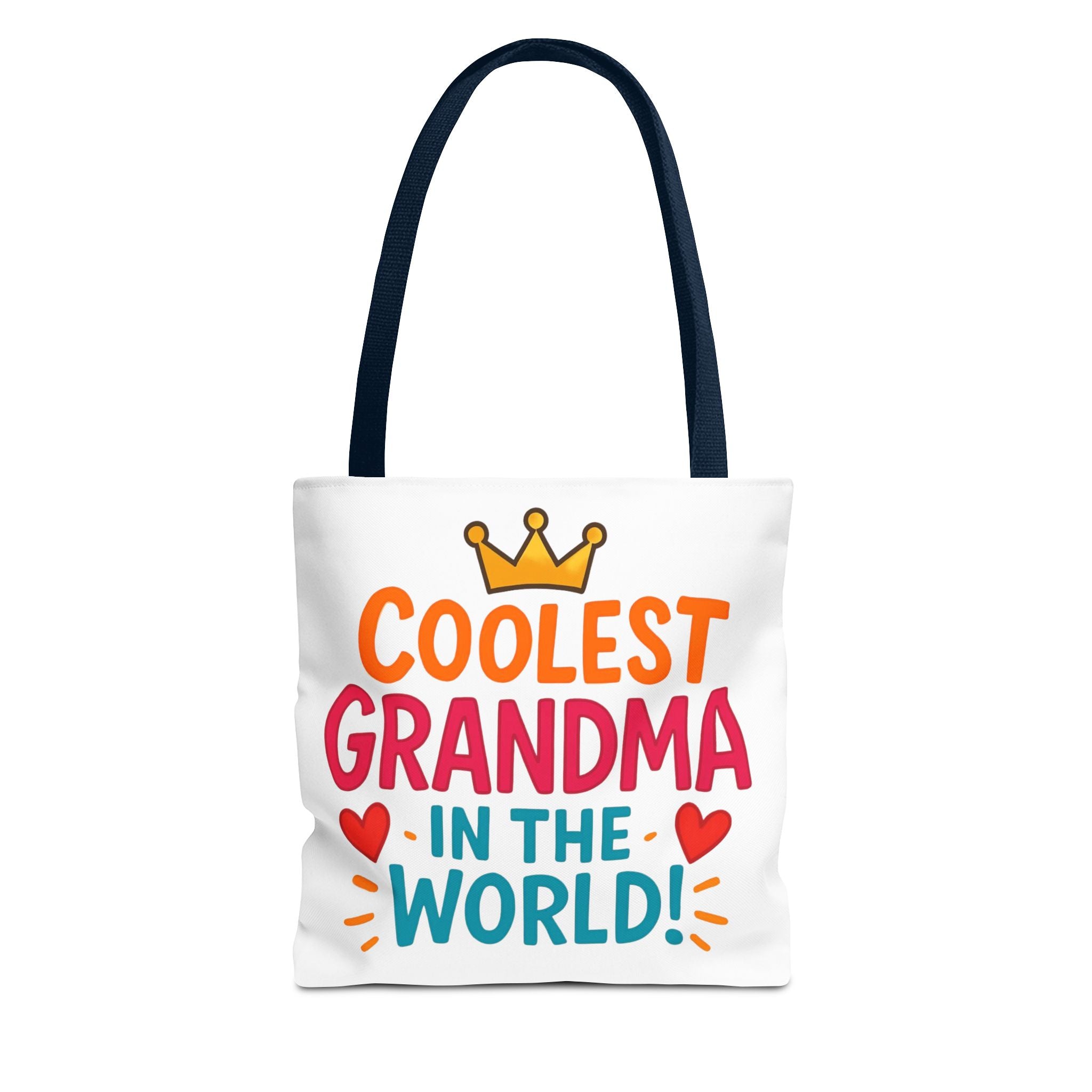 Tote — "Coolest Grandma in the World" Colorful Printed Tote Bag
