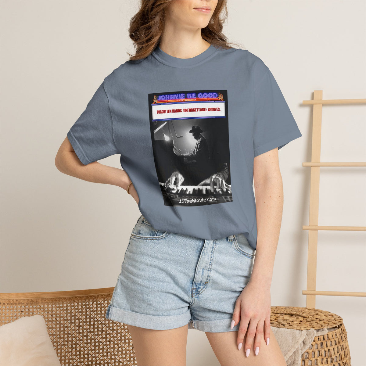 Team Johnnie Graphic T-Shirt — "Johnnie Be Good" Retro Rock Tee