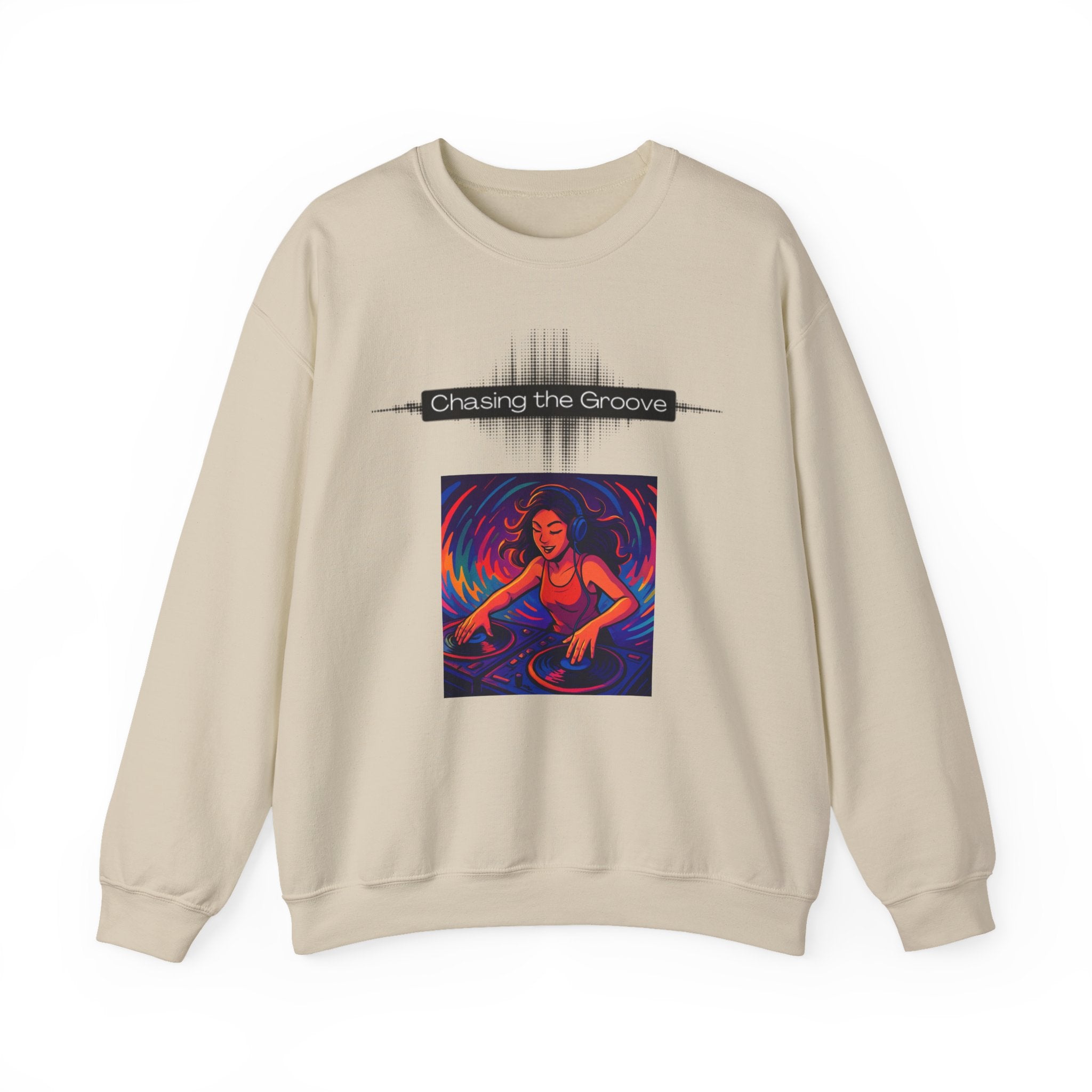 “Chasing the Groove” Soundwave Music Pullover--Crewneck Sweatshirt