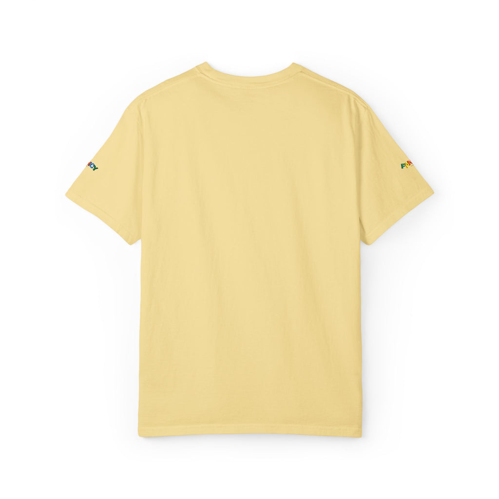 "Fancy" Colorful Logo T-Shirt — Small Chest & Sleeve Graphic