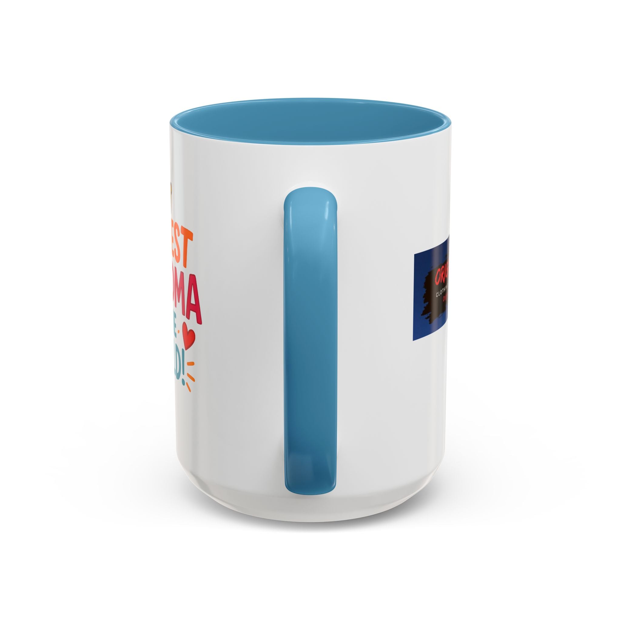 Coolest Grandma in the World Accent Coffee Mug — Fun Gift for Grandmother (11/15oz)