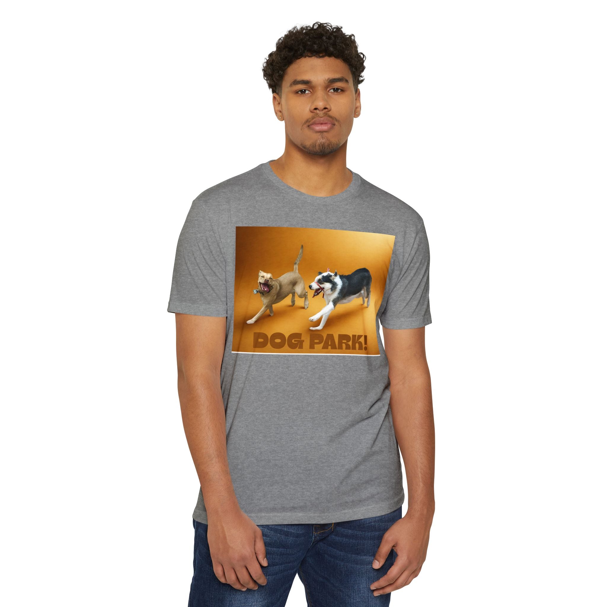 Dog Park Playful Unisex T-Shirt, Pet Lover Tee, Casual Dog Owner Gift, Dog Walking Apparel, Unique Animal Lover Shirt