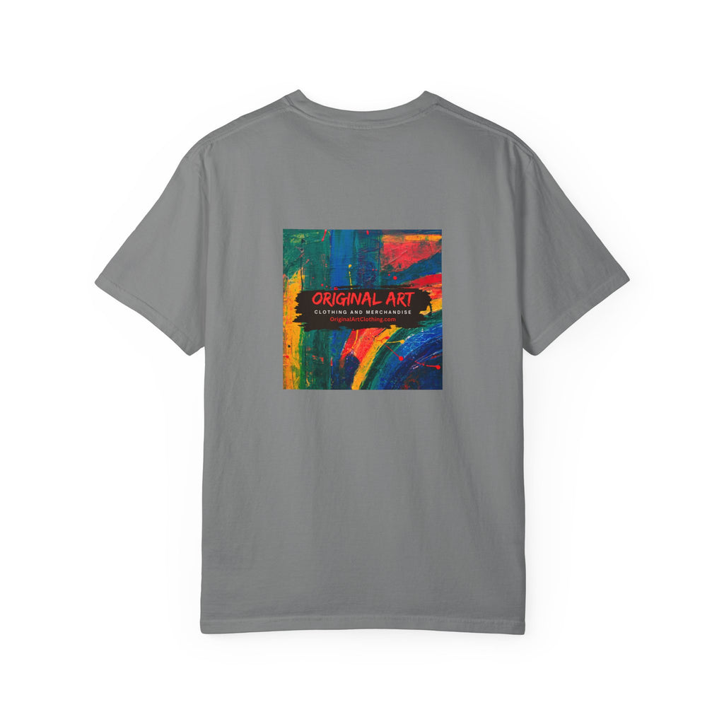 FIYA Flame Graphic T‑Shirt — Retro Fire Lettering Tee (Original Art)