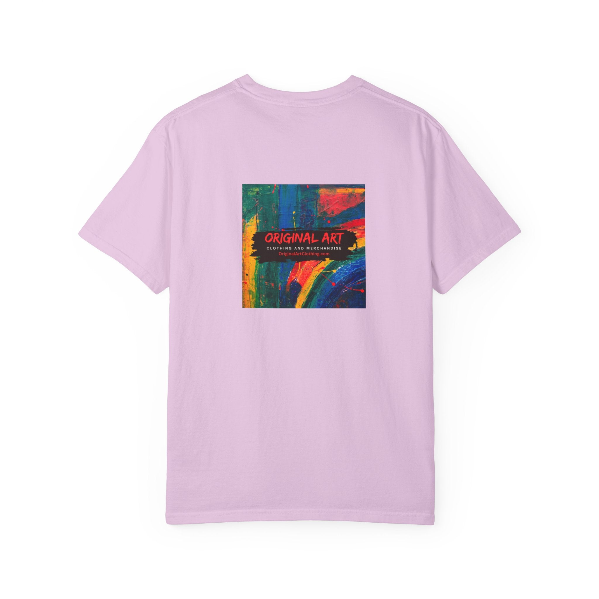 Teacher T-Shirt — "I teach. Kids first. Glitter optional." (Original Art Back)