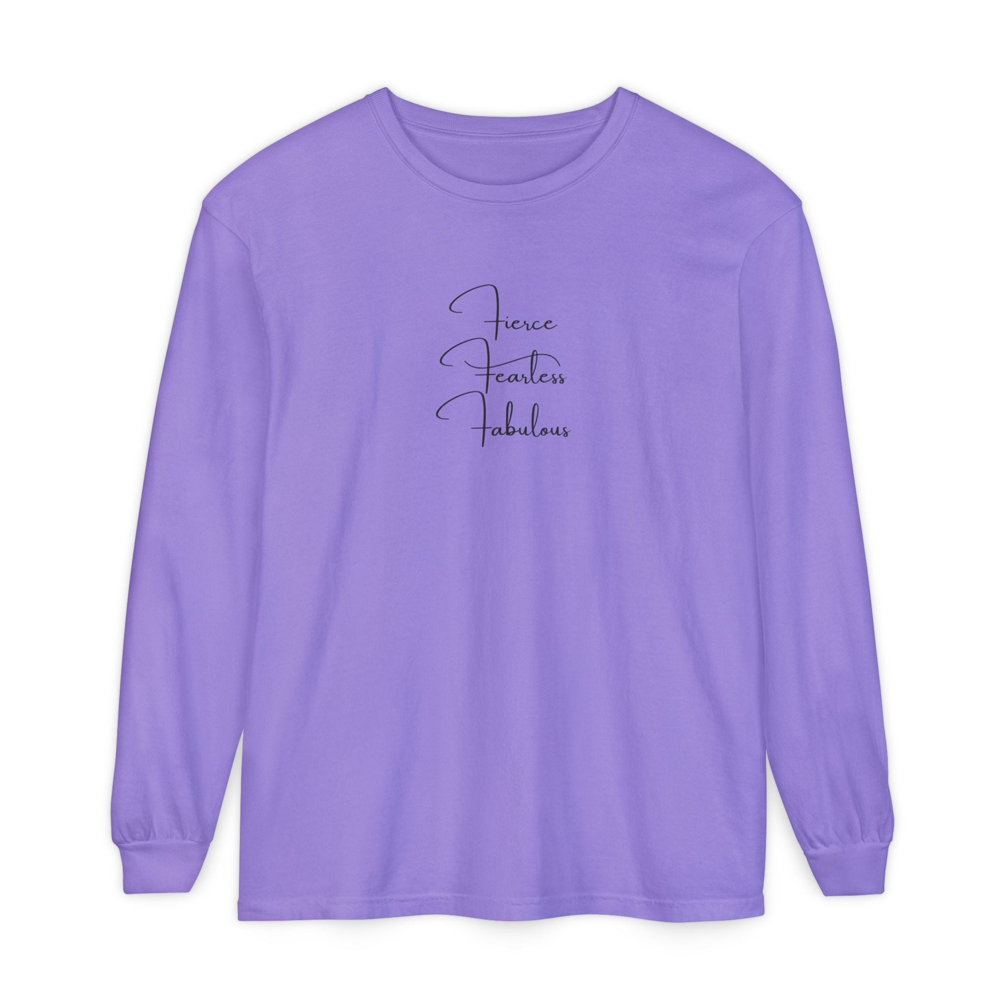 'Fierce Fearless Fabulous' Long Sleeve Tee