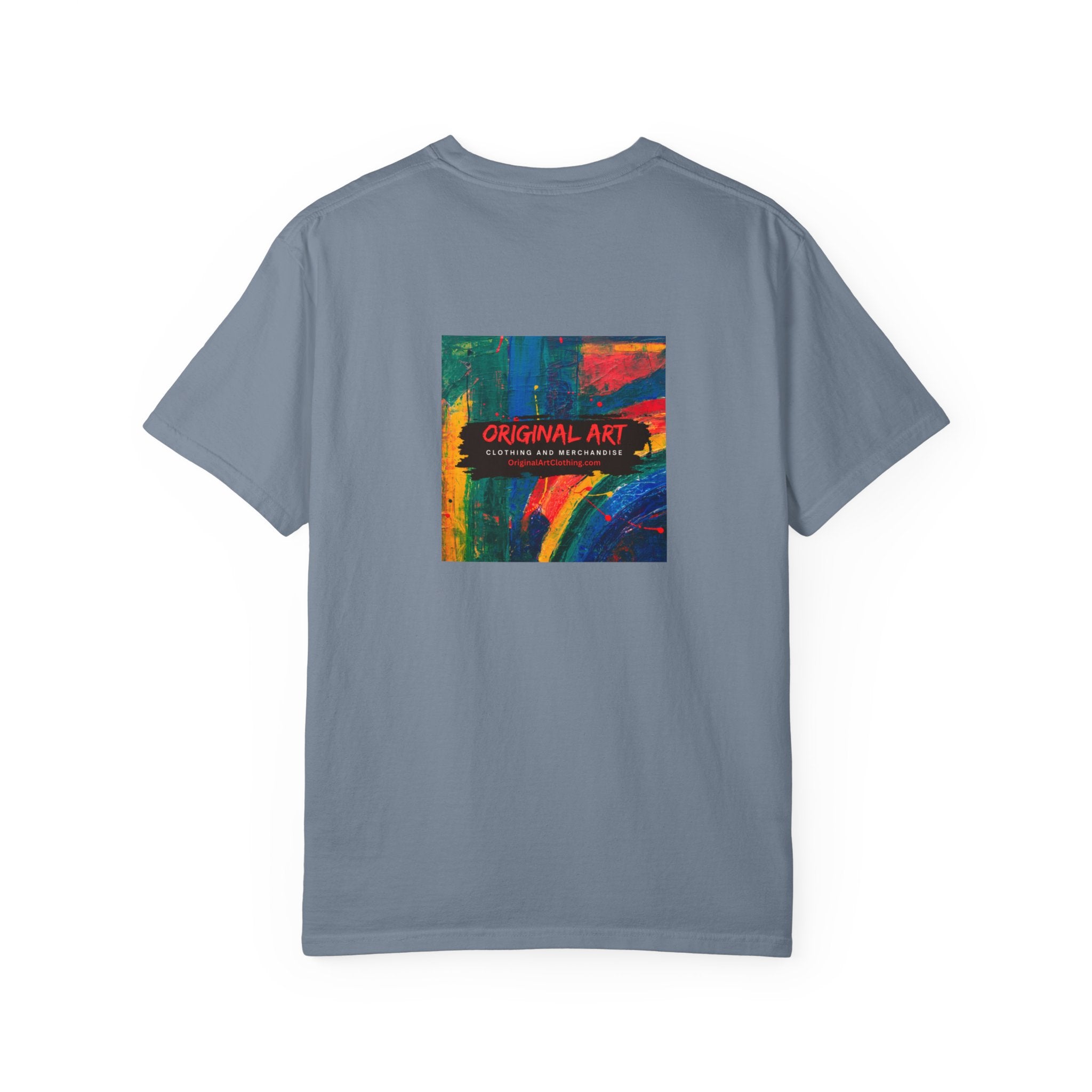 Teacher T-Shirt — "I teach. Kids first. Glitter optional." (Original Art Back)