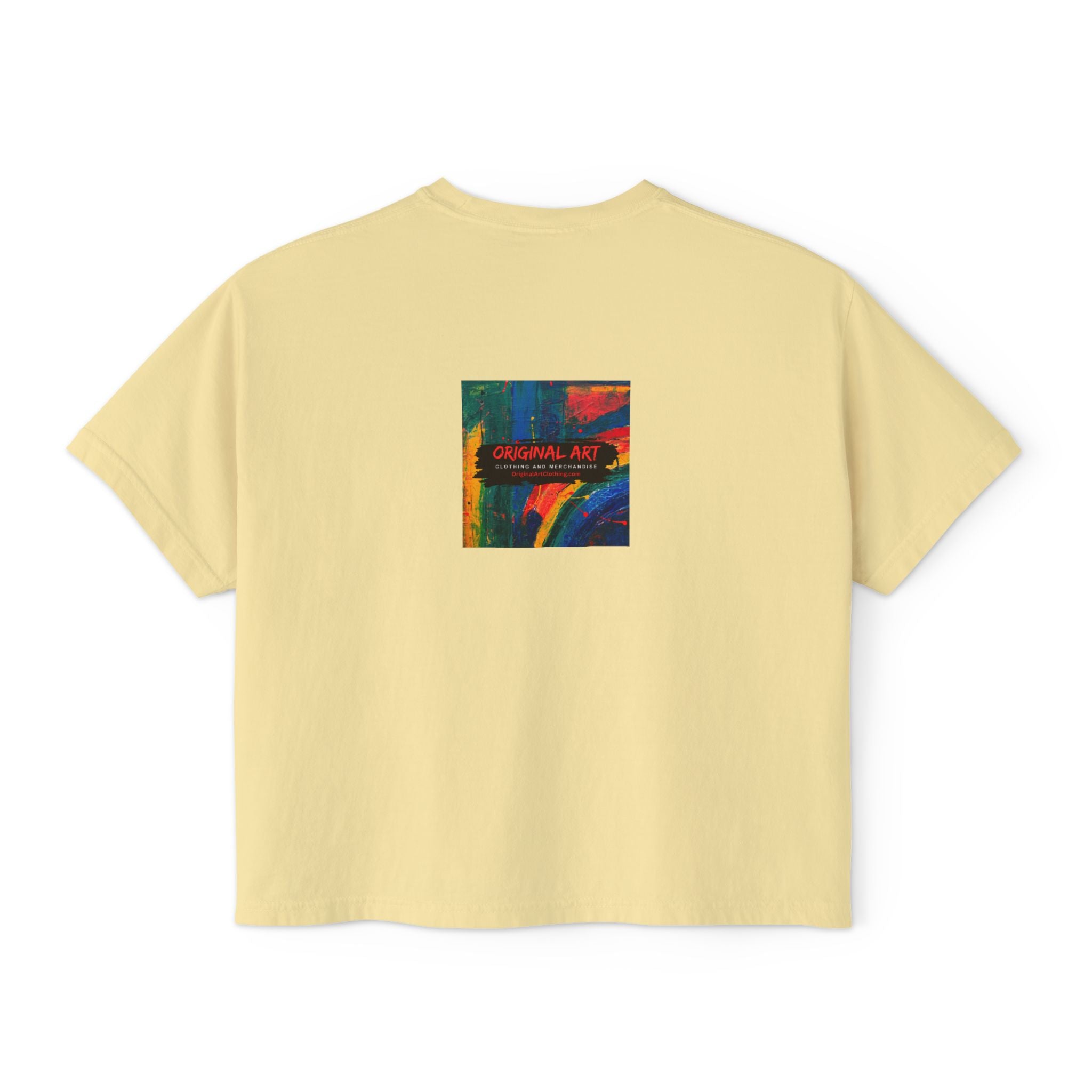 Teacher Boxy Tee — "I teach. Every Day Is Bring Your Sense of Humor to Work Day"