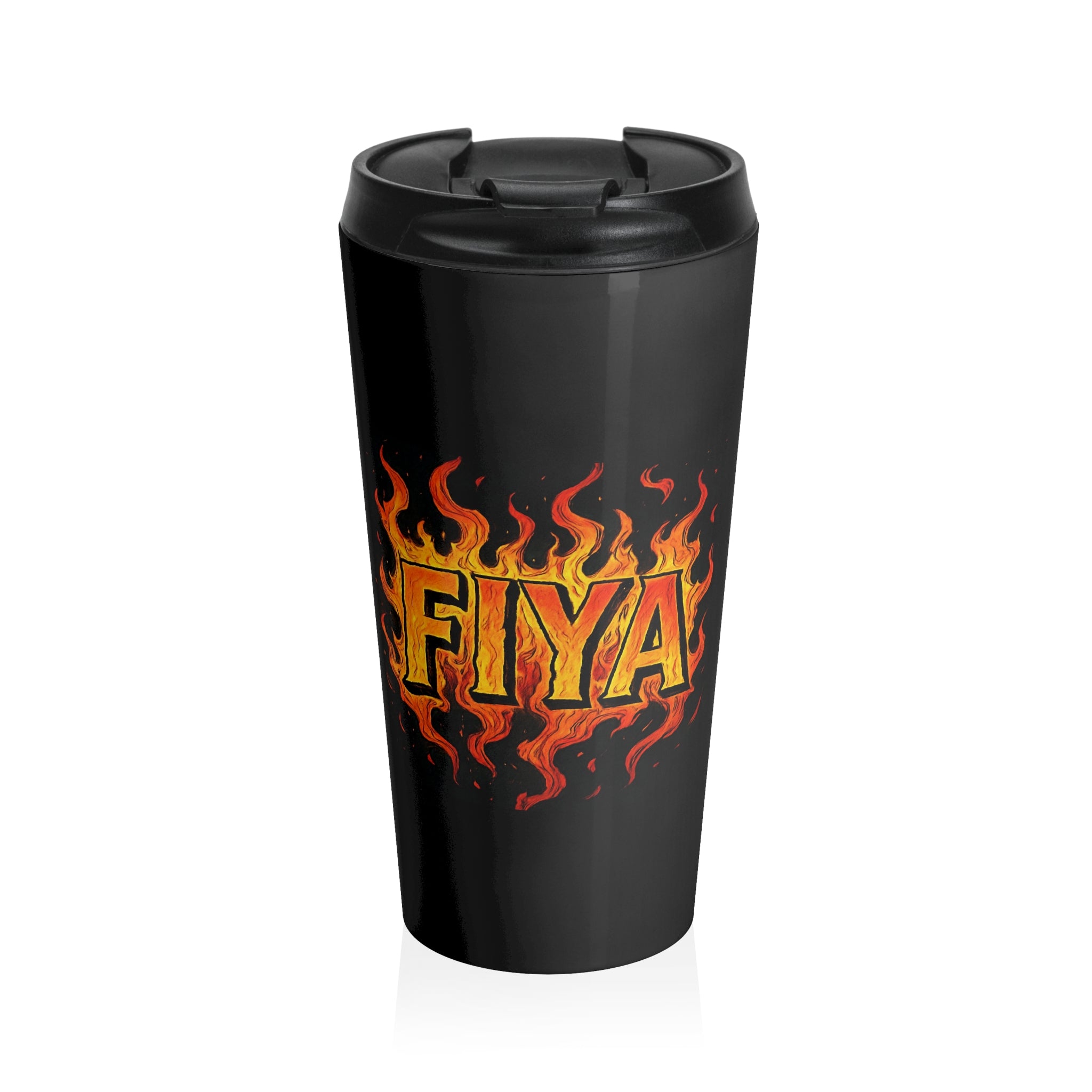 Travel Mug — Fiya Flame Stainless Steel Insulated Tumbler