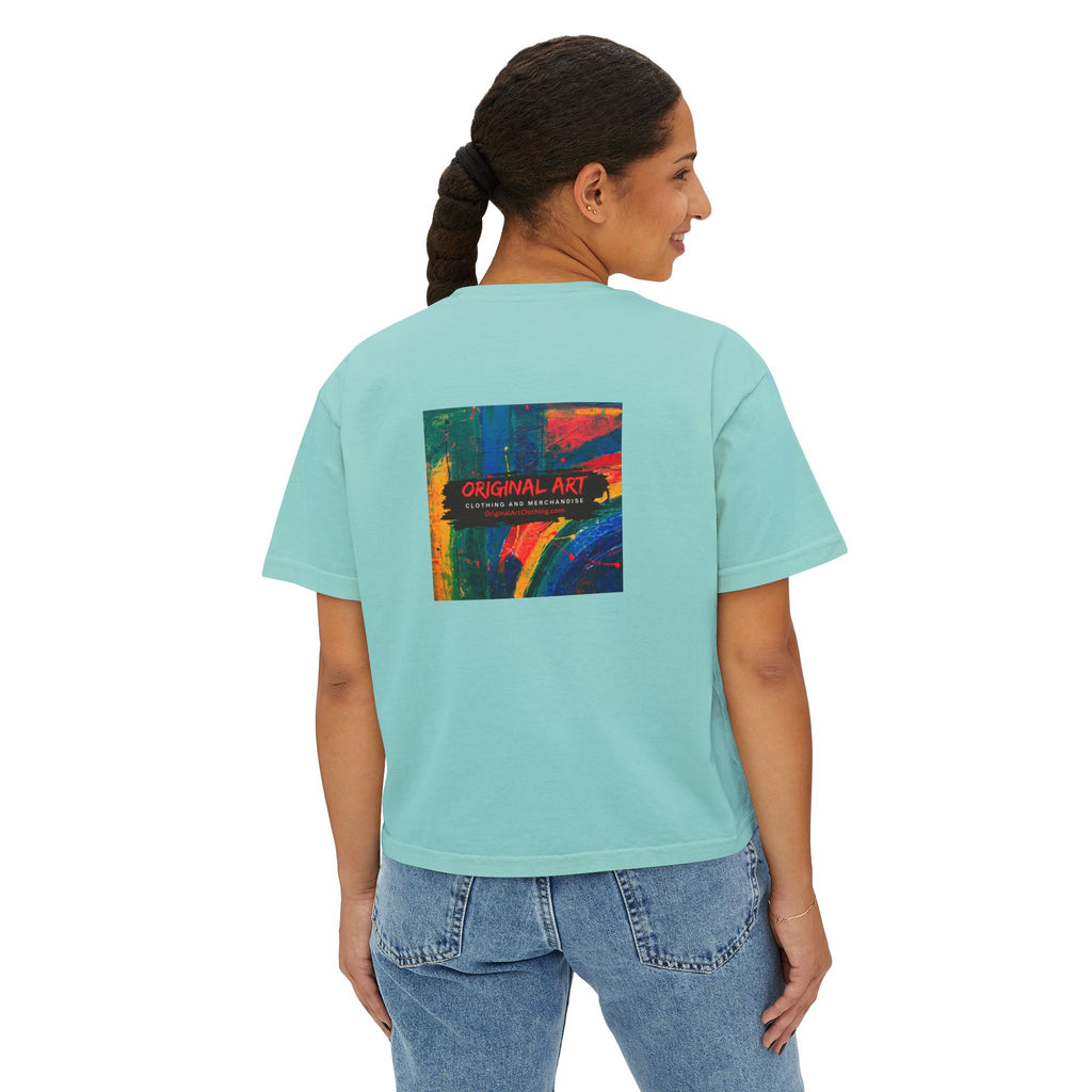 Teacher Quote Boxy Tee — "I teach. It's like directing a dramedy..."