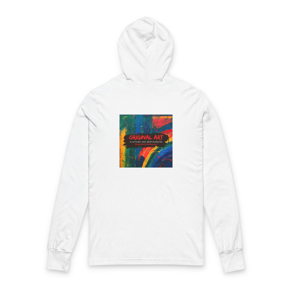 Live Music Is My Jam Hooded Long Sleeve Tee — Colorful Concert Graphic