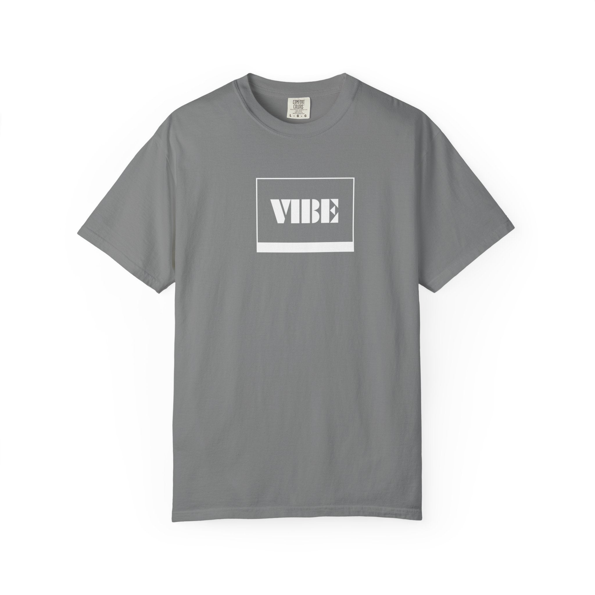 Vibe Unisex Garment-Dyed T-shirt | Casual Wear, Summer Fashion, Gift for Friends, Positive Vibes, Unique Streetwear