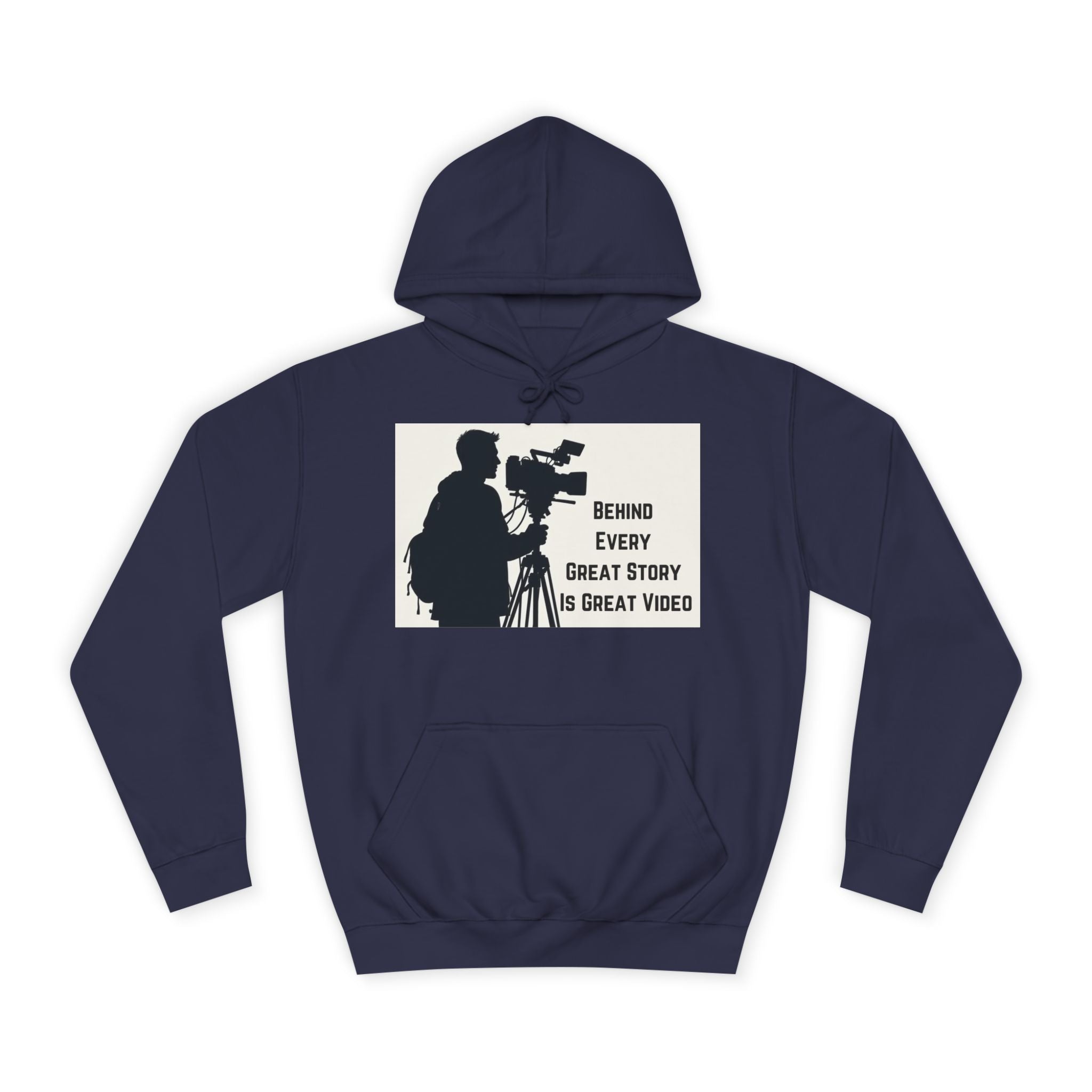 TV News Videographers: Unisex College Hoodie