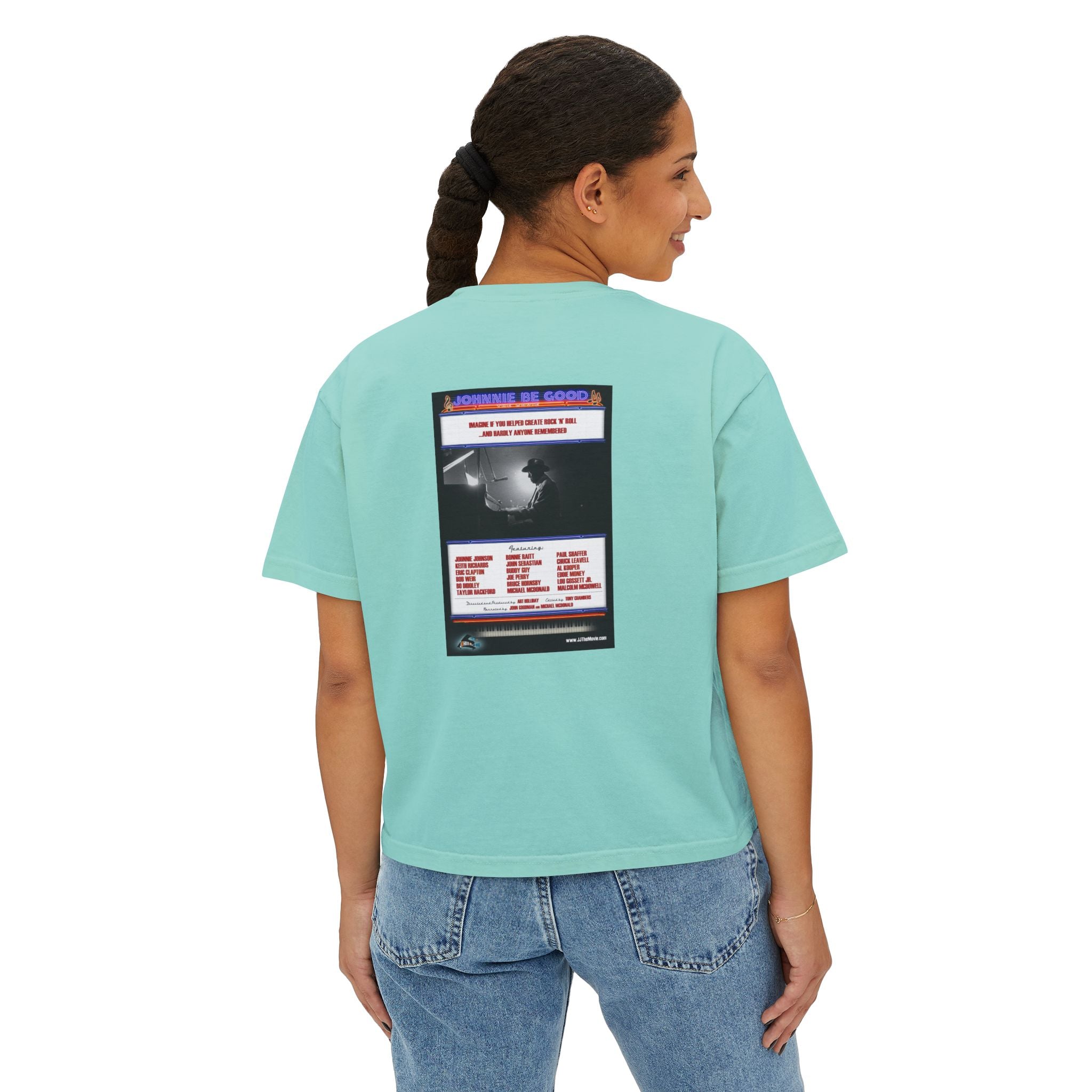 Johnnie Be Good documentary Women's Boxy Tee —