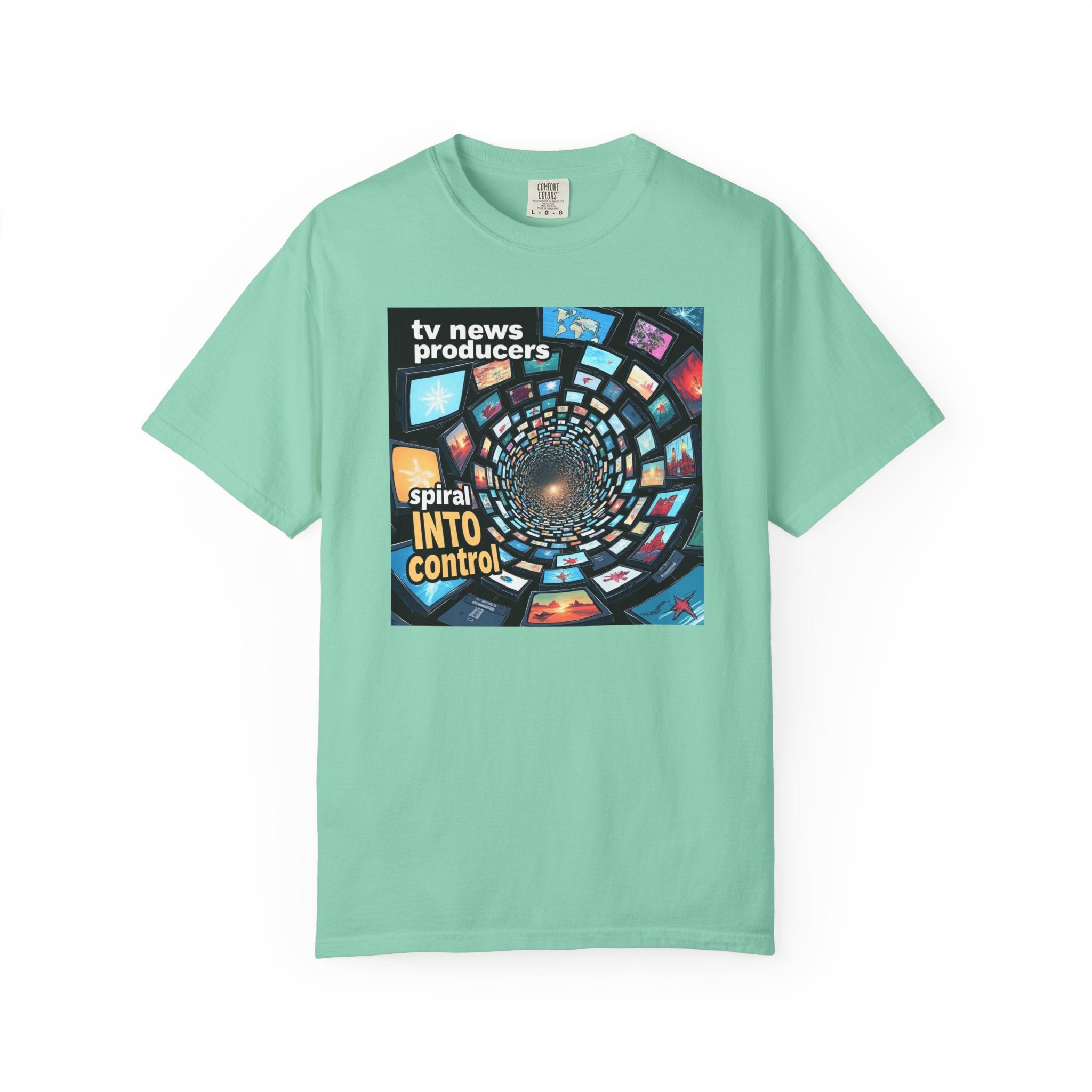 Retro Graphic T-Shirt for TV News Producers, Pop Culture Apparel, Gift for Journalists, TV Enthusiast Tee, Creative Vintage Style Shirt