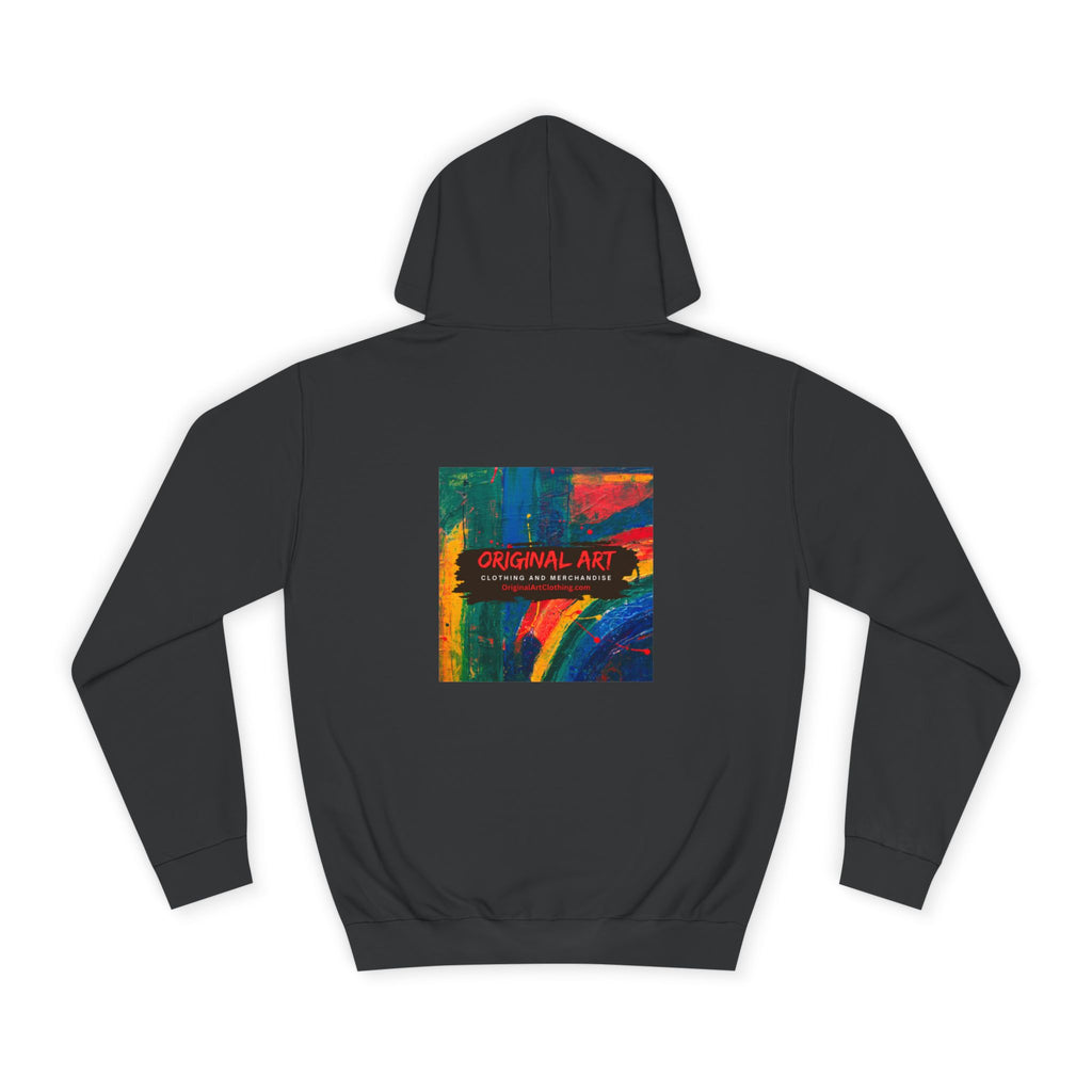 Hoodie — "Deep Thought: My Shelter Dog Rescued Me" Rescue Dog Hooded Sweatshirt