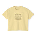 "Reasons I Love My Newsroom" Women's Boxy Tee
