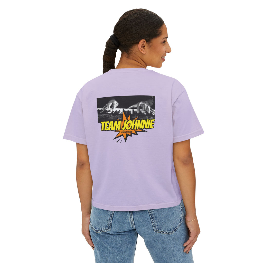 'The Concert: Johnnie Johnson' Ticket Design Graphic Boxy Tee