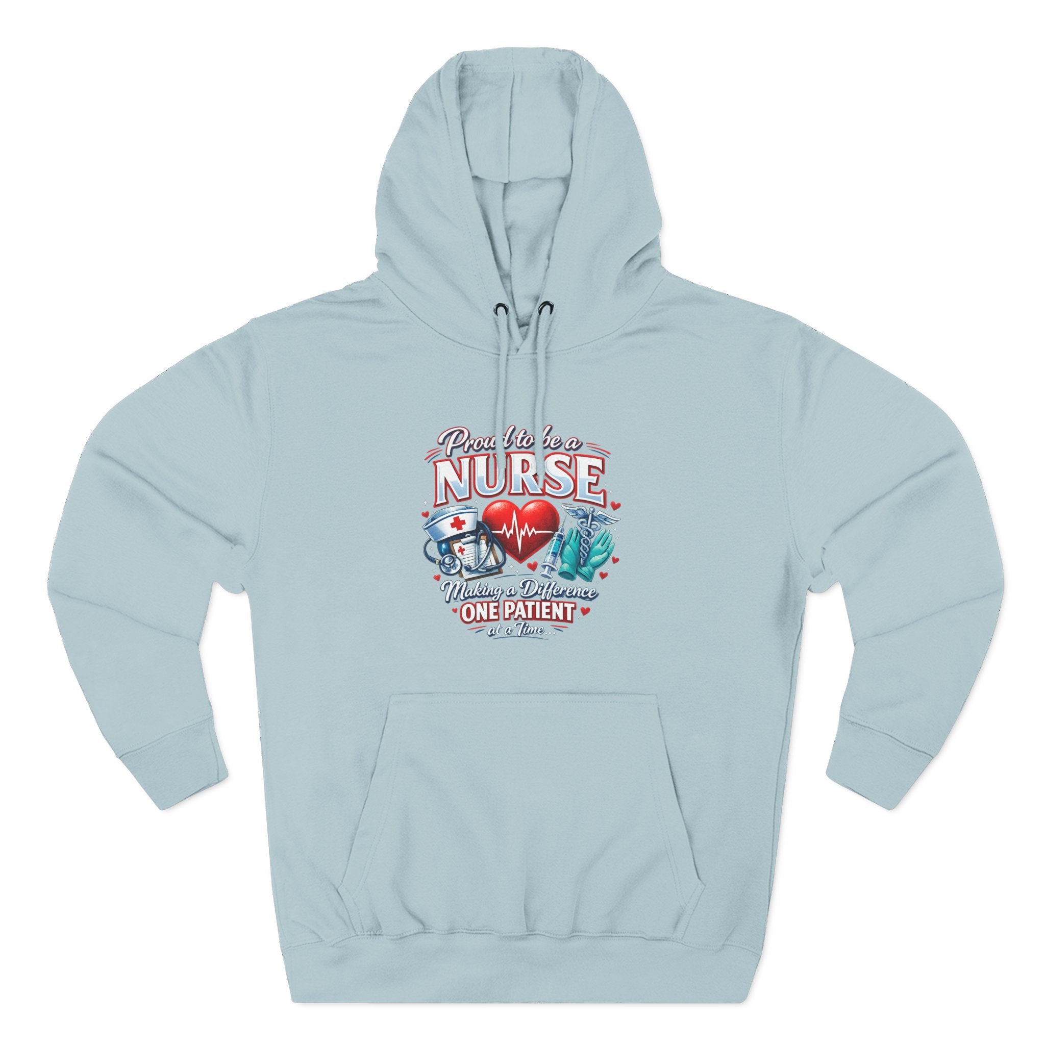 ‘Proud to be a Nurse’ Fleece Pullover Hoodie