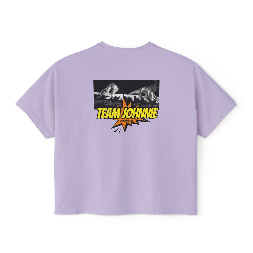 'The Concert: Johnnie Johnson' Ticket Design Graphic Boxy Tee