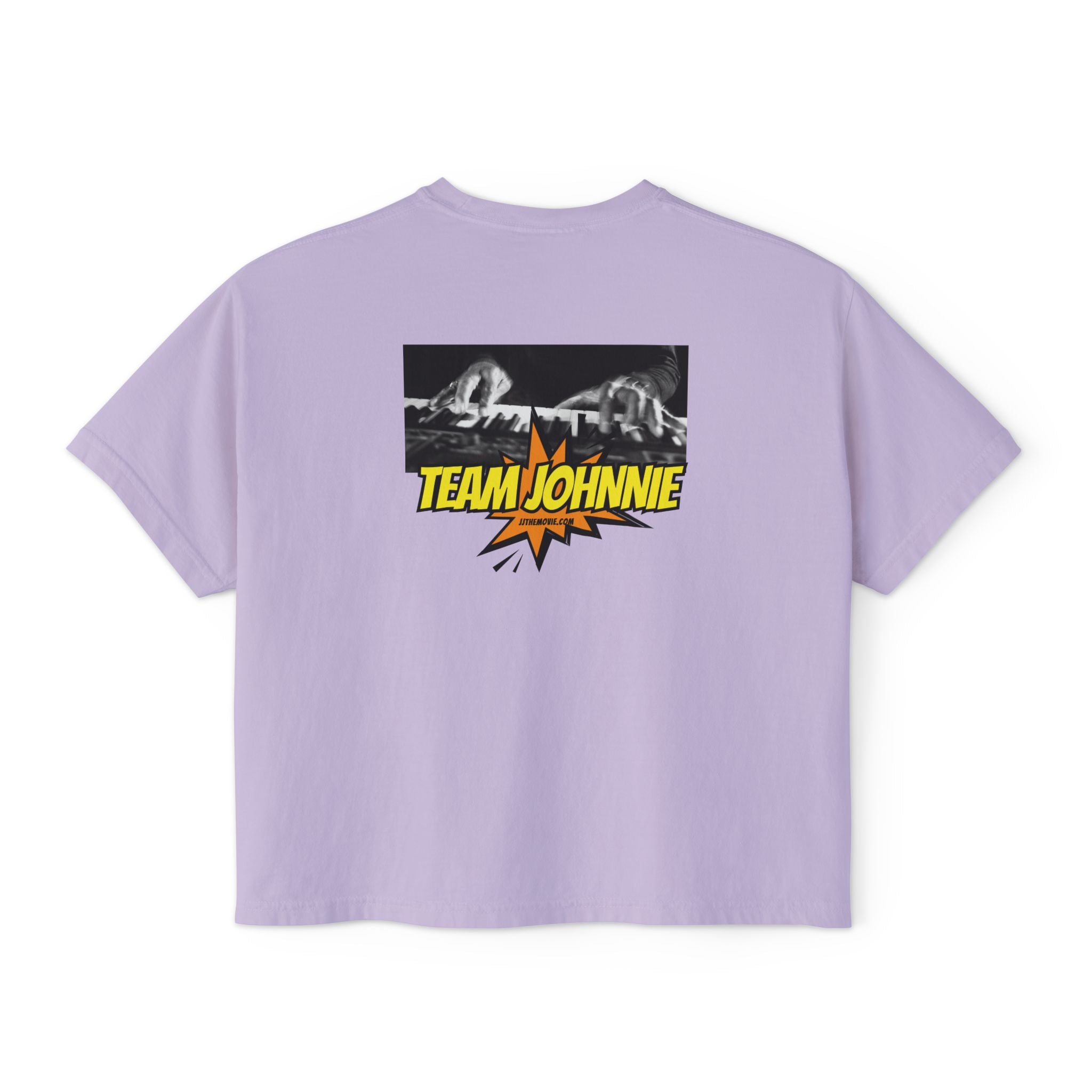 'The Concert: Johnnie Johnson' Ticket Design Graphic Boxy Tee