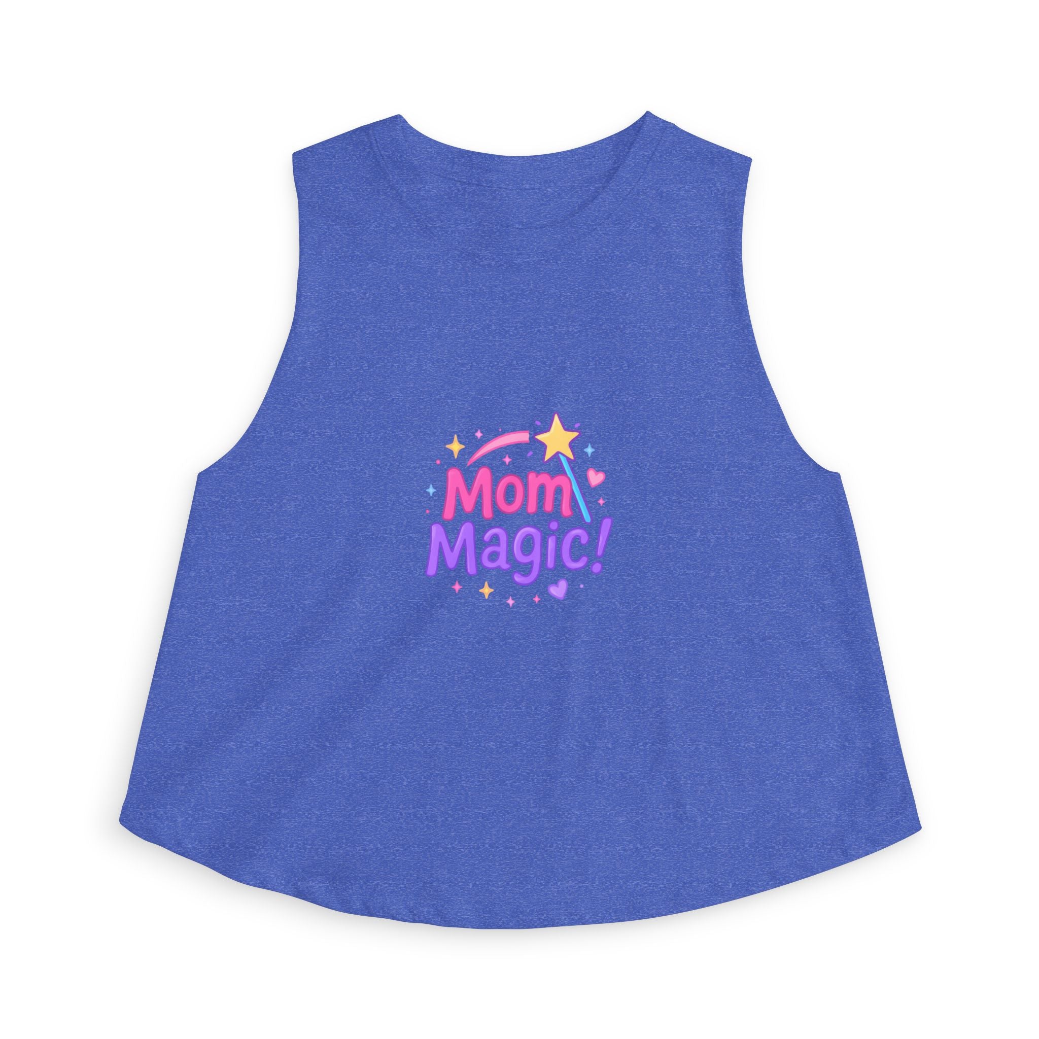 Mom Magic Crop Top — Cute Pastel Mother's Day Tank
