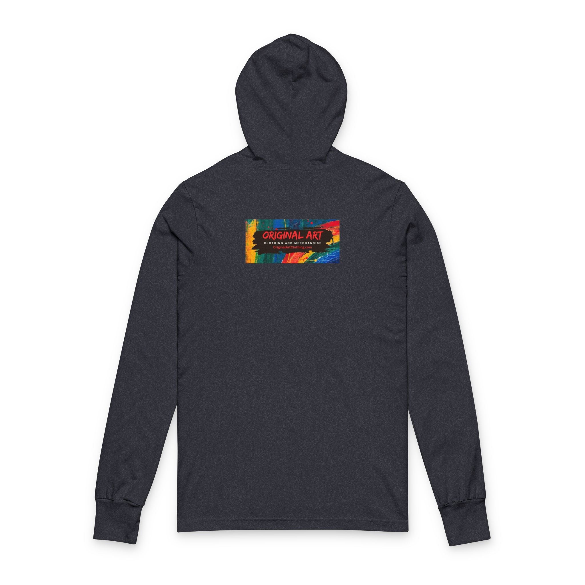 The Bald Life Hooded Long Sleeve Tee — Graphic Hooded Tee for Bold Statement Style