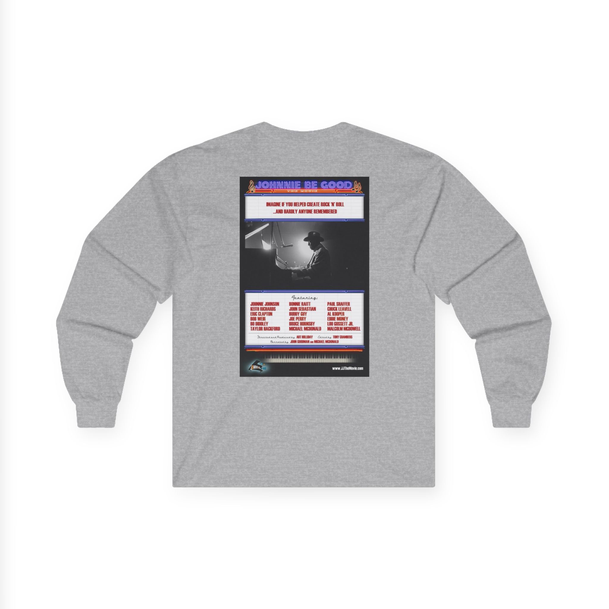 "Johnnie Be Good Documentary" Long Sleeve Tee