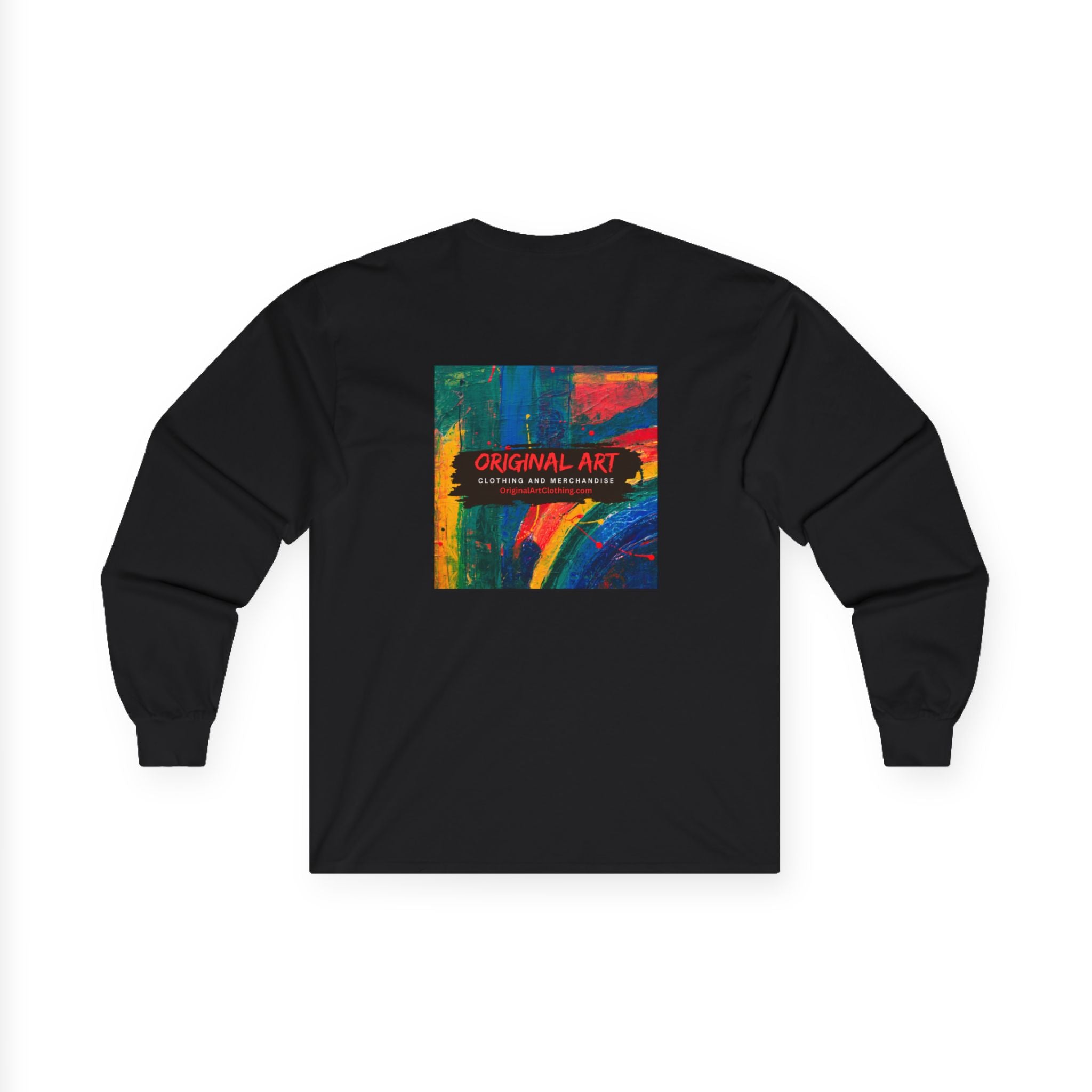 What Up! Long Sleeve Tee — 'Original Art' Graphic Cotton Shirt