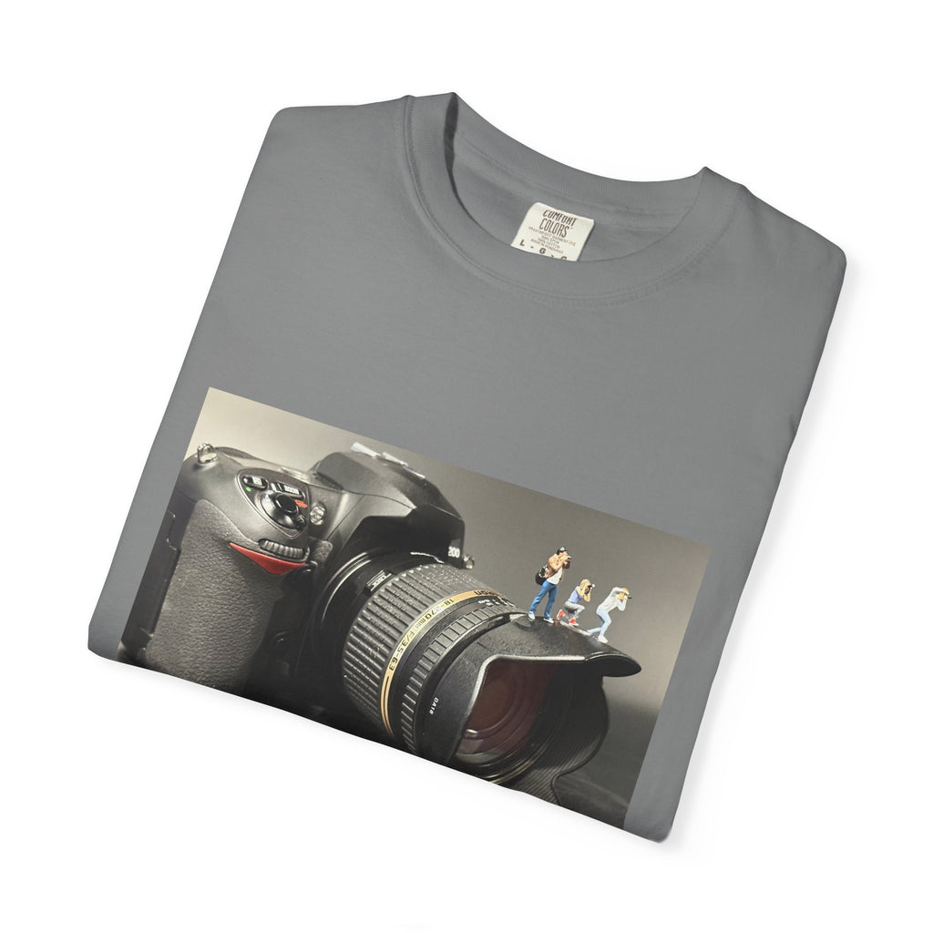 Patience & Focus Camera Tee — Photographer Inspirational Graphic T-Shirt