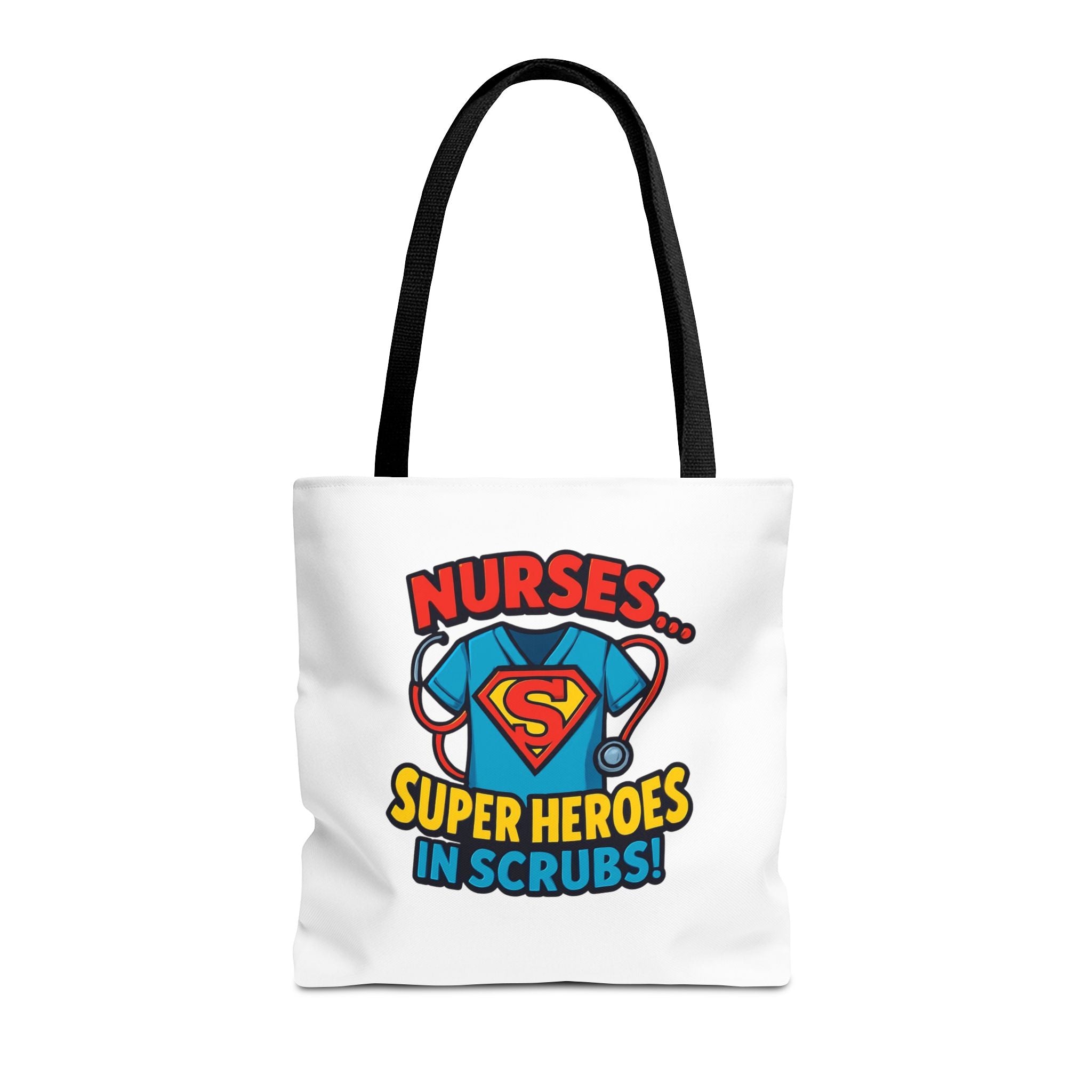 Nurse Tote Bag — "Nurses... Super Heroes in Scrubs" Gift Tote