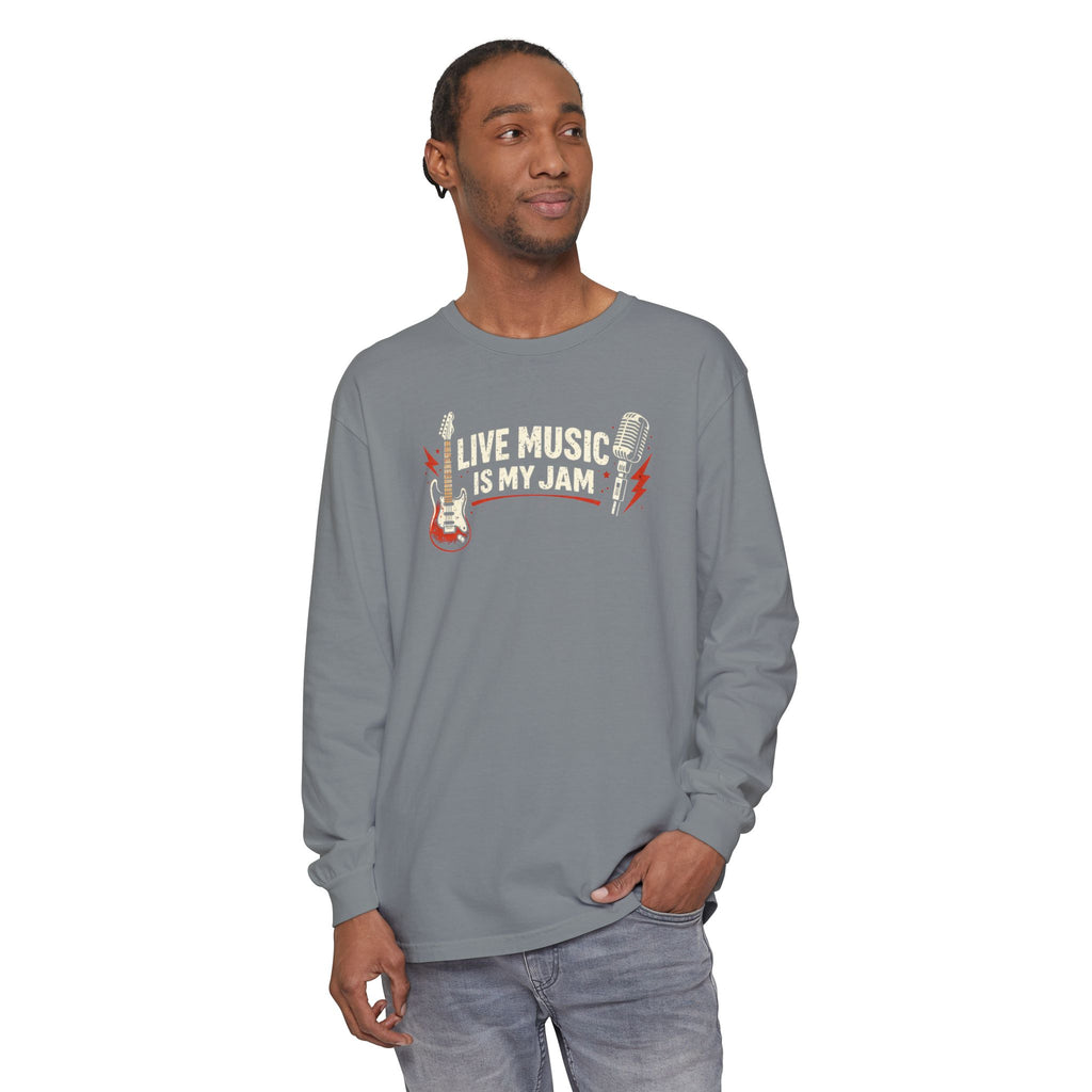 Live Music Is My Jam Long Sleeve Tee
