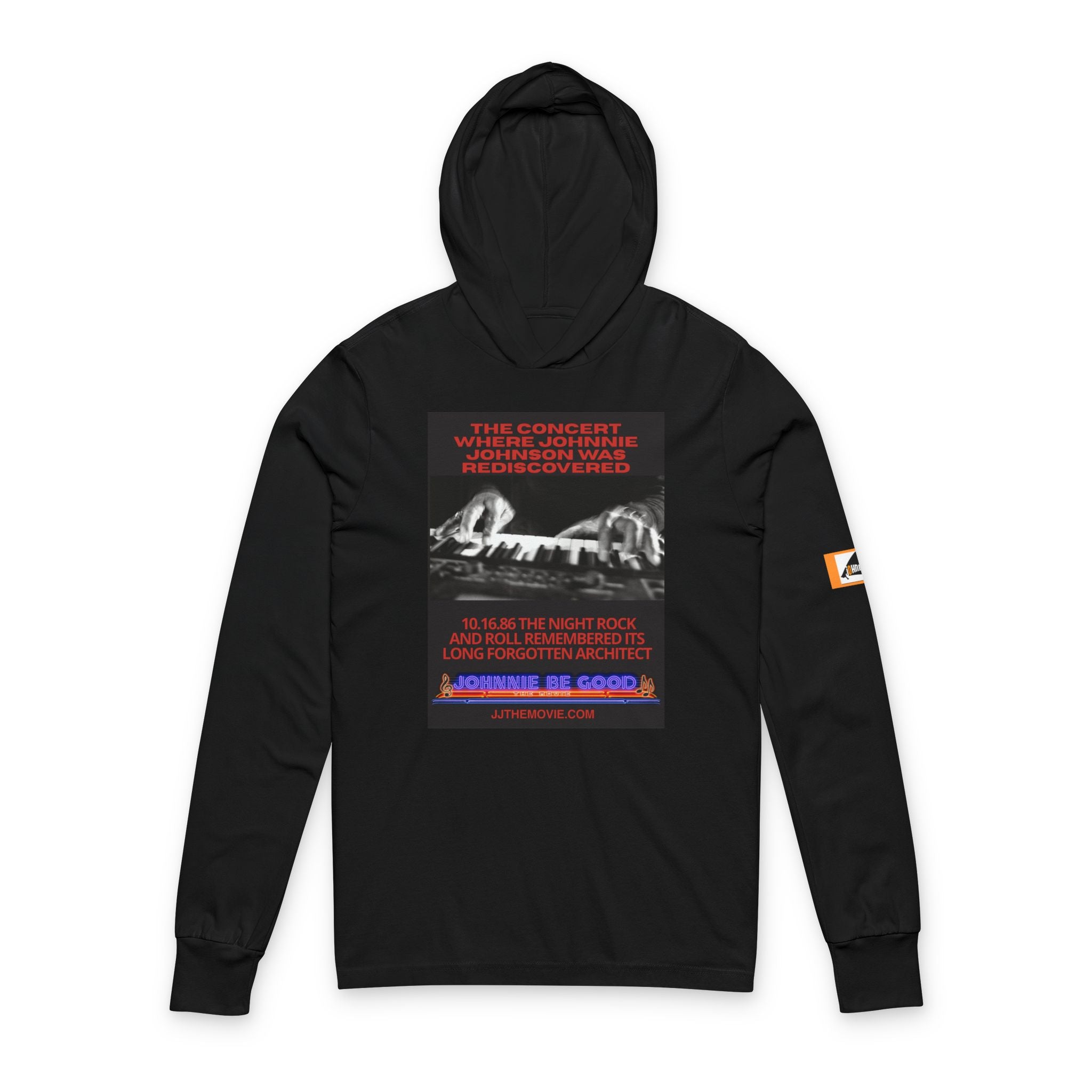 Team Johnnie Graphic Hooded Long Sleeve Tee