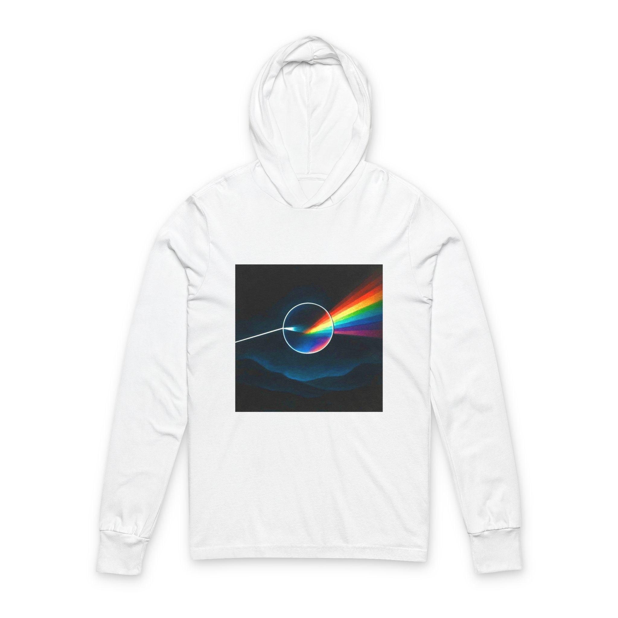 Prism Wave Hooded Long-Sleeve Tee